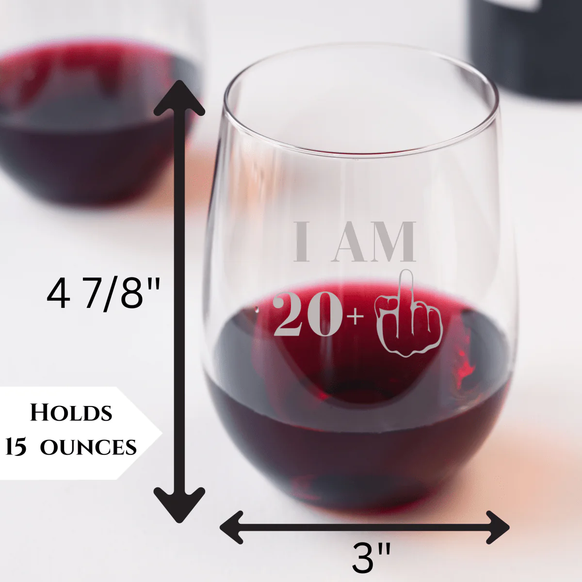 21st Birthday Wine Glass - Image 4