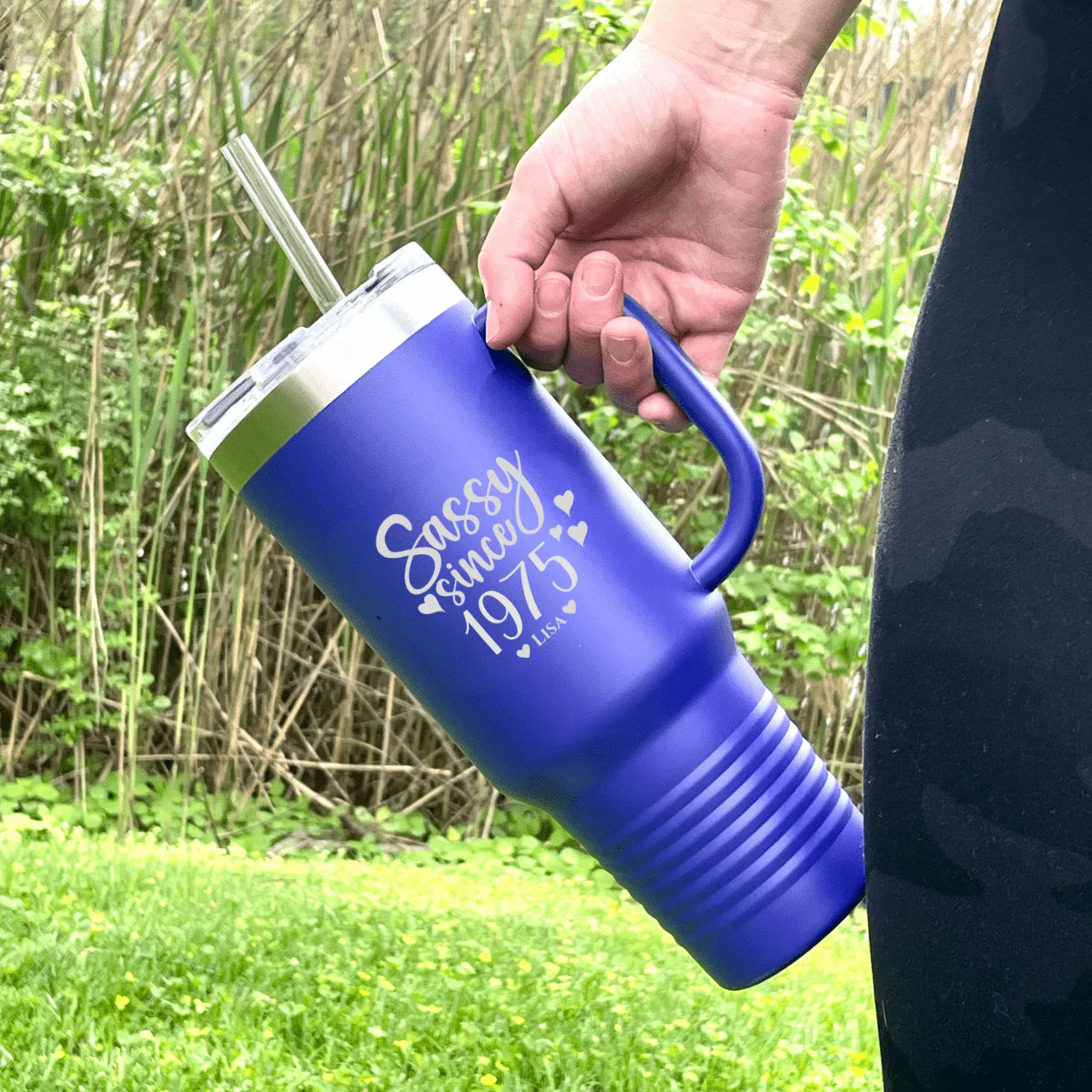 Sassy Since 1975 Tumbler - Image 11