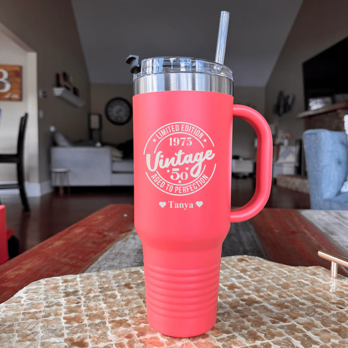Sassy Since 1975 Tumbler - Image 3