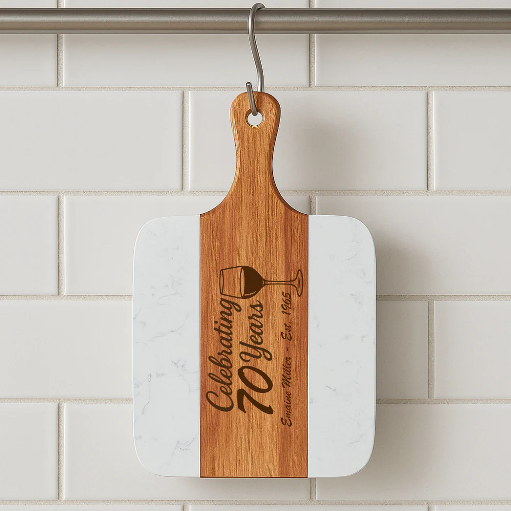 75th Birthday Cutting Board - Image 4