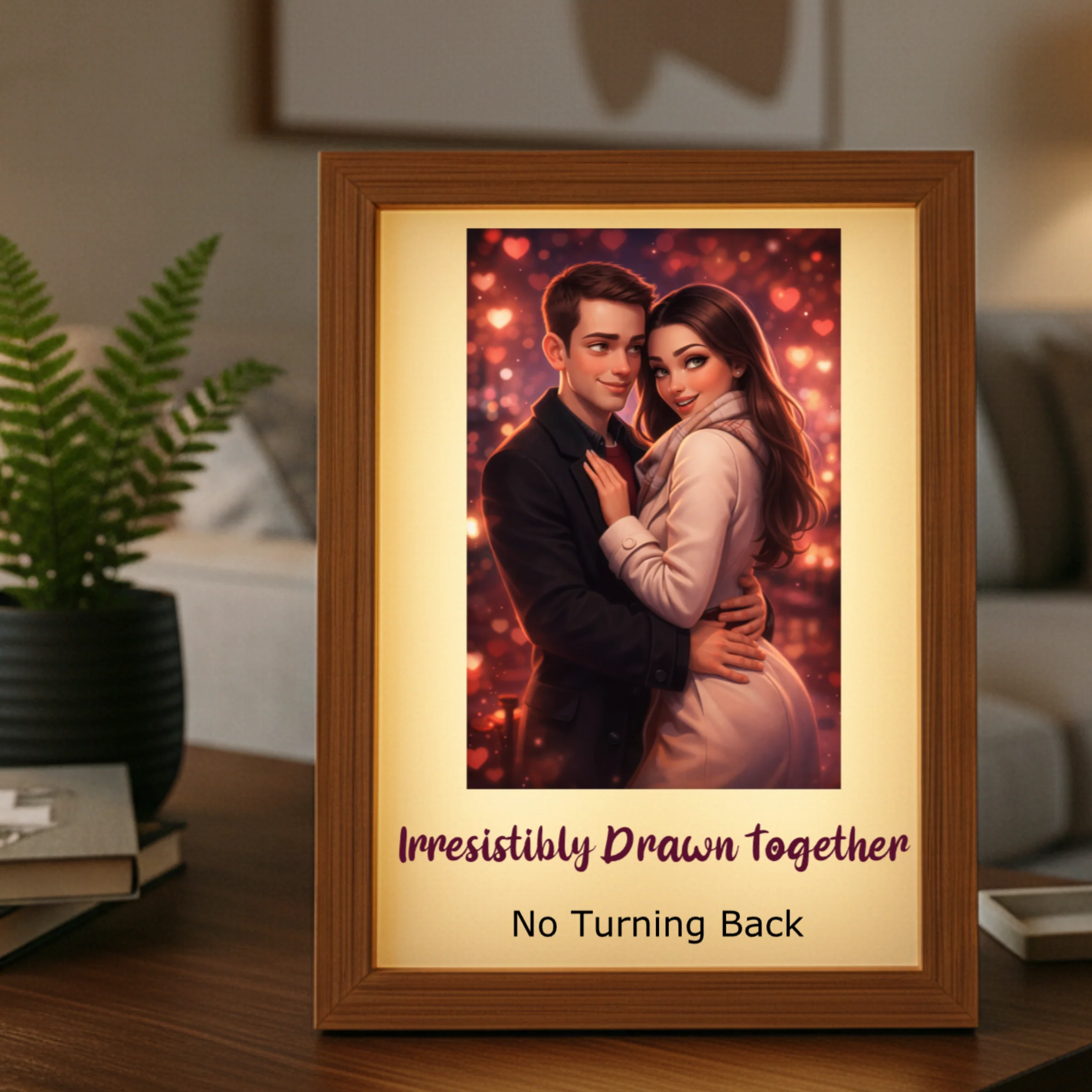 Custom Animated Couple Light Box - Image 7