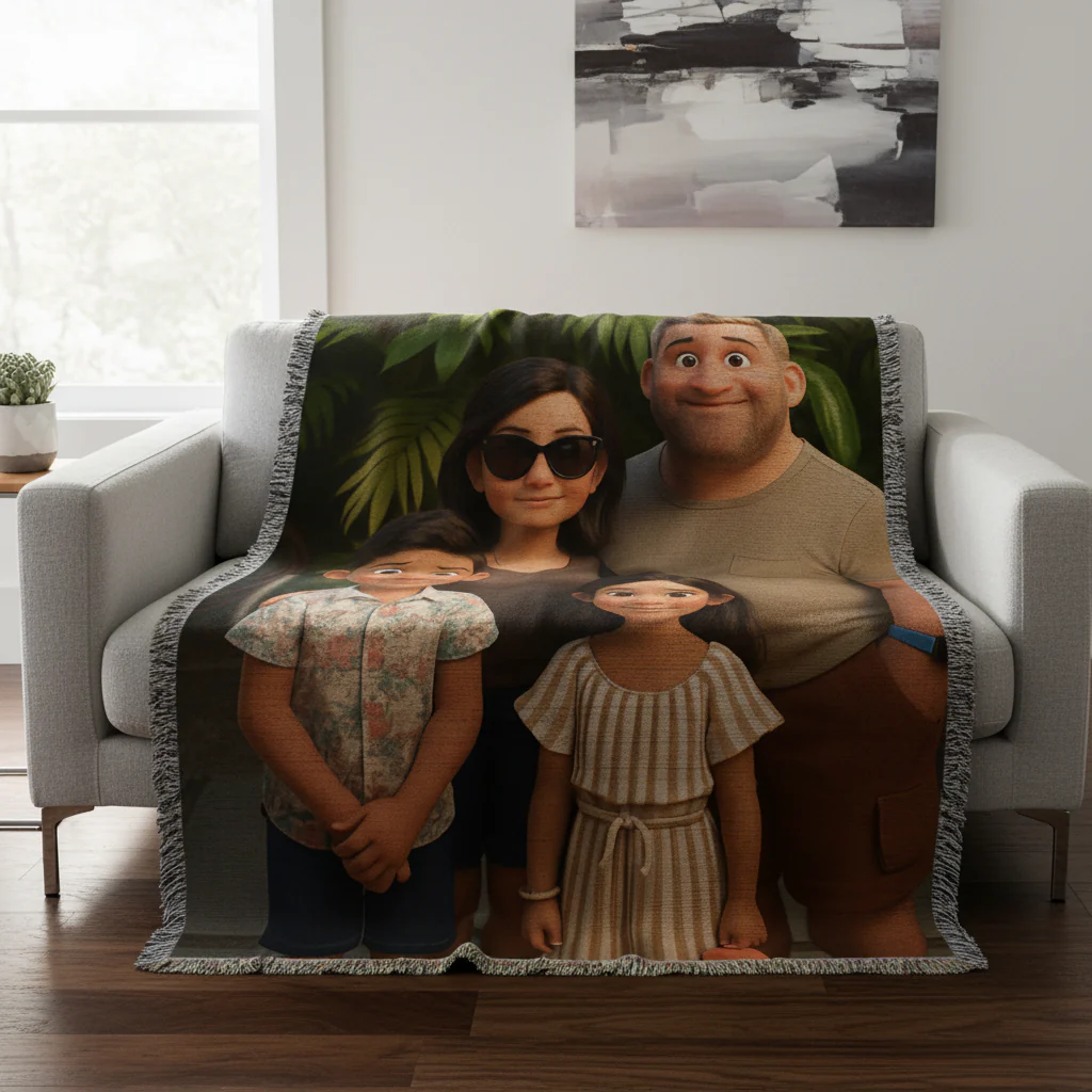 Custom Snuggle Cartoon Blanket - Image 11