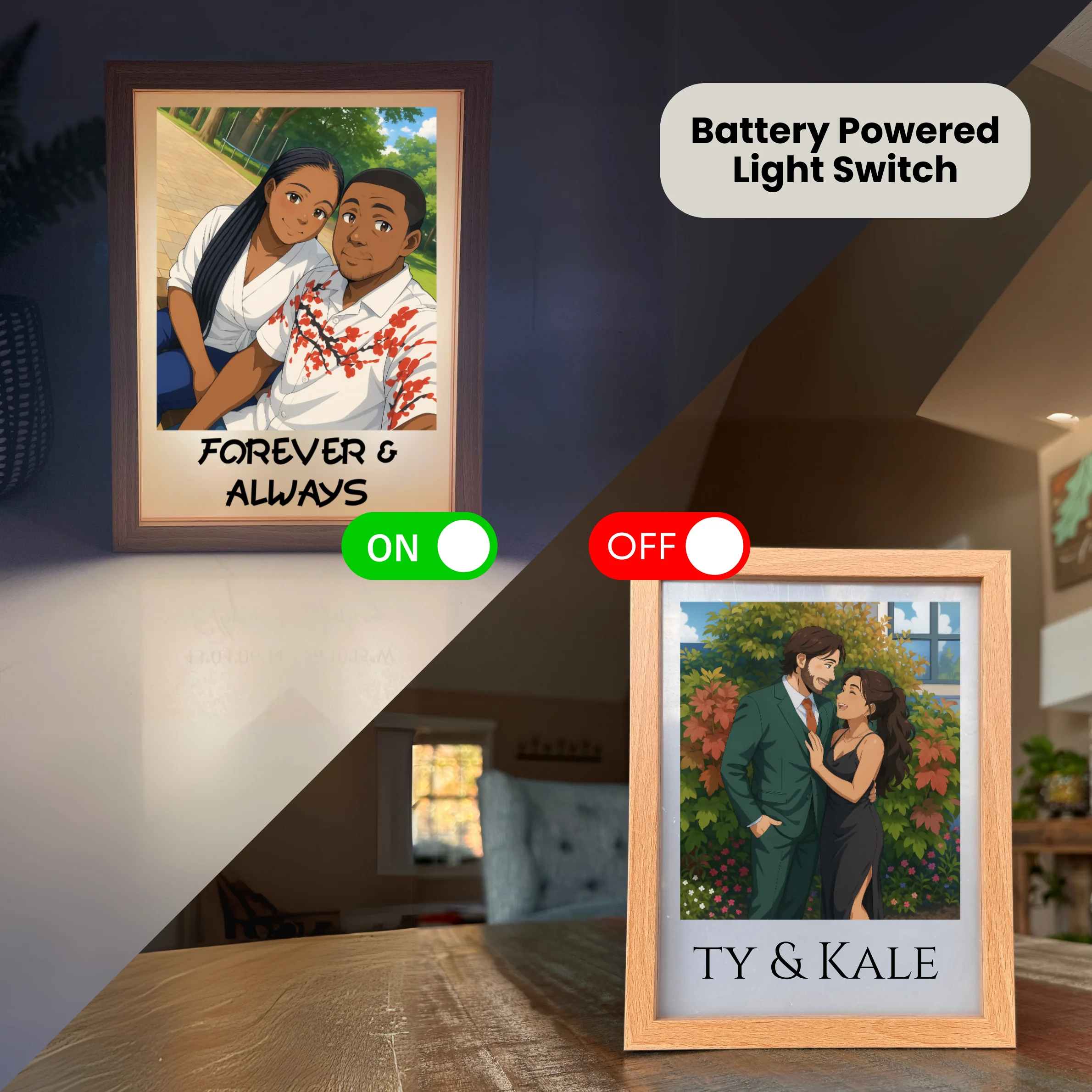 Our Moment Personalized Anime Light Box - Image 6