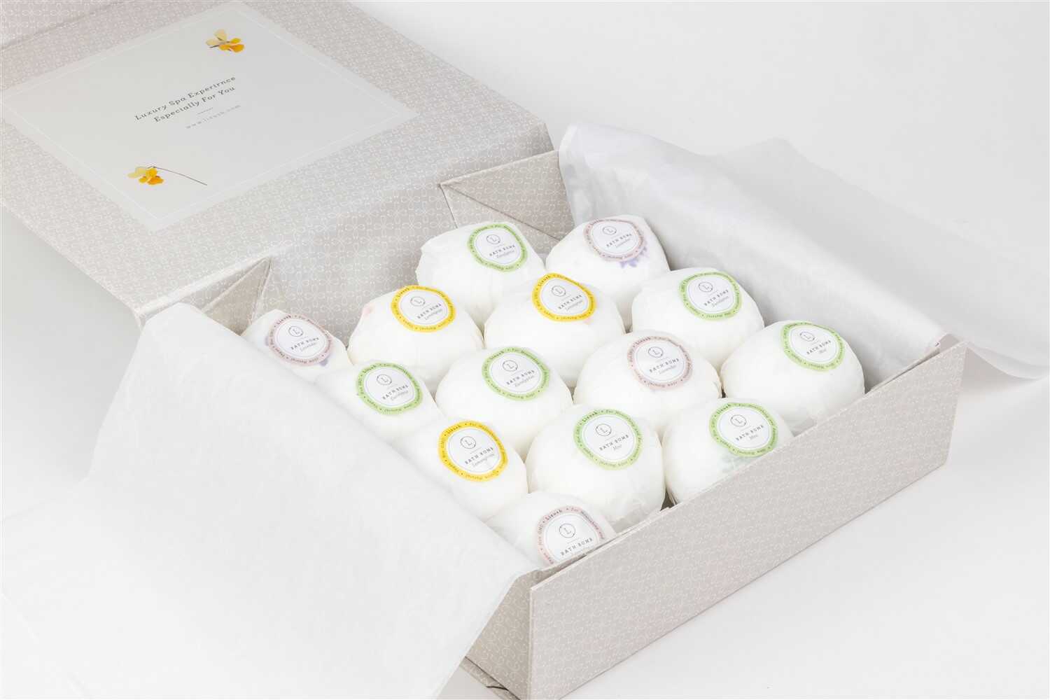 Big Bath Bomb Gift Box - Set of 14 - Image 9