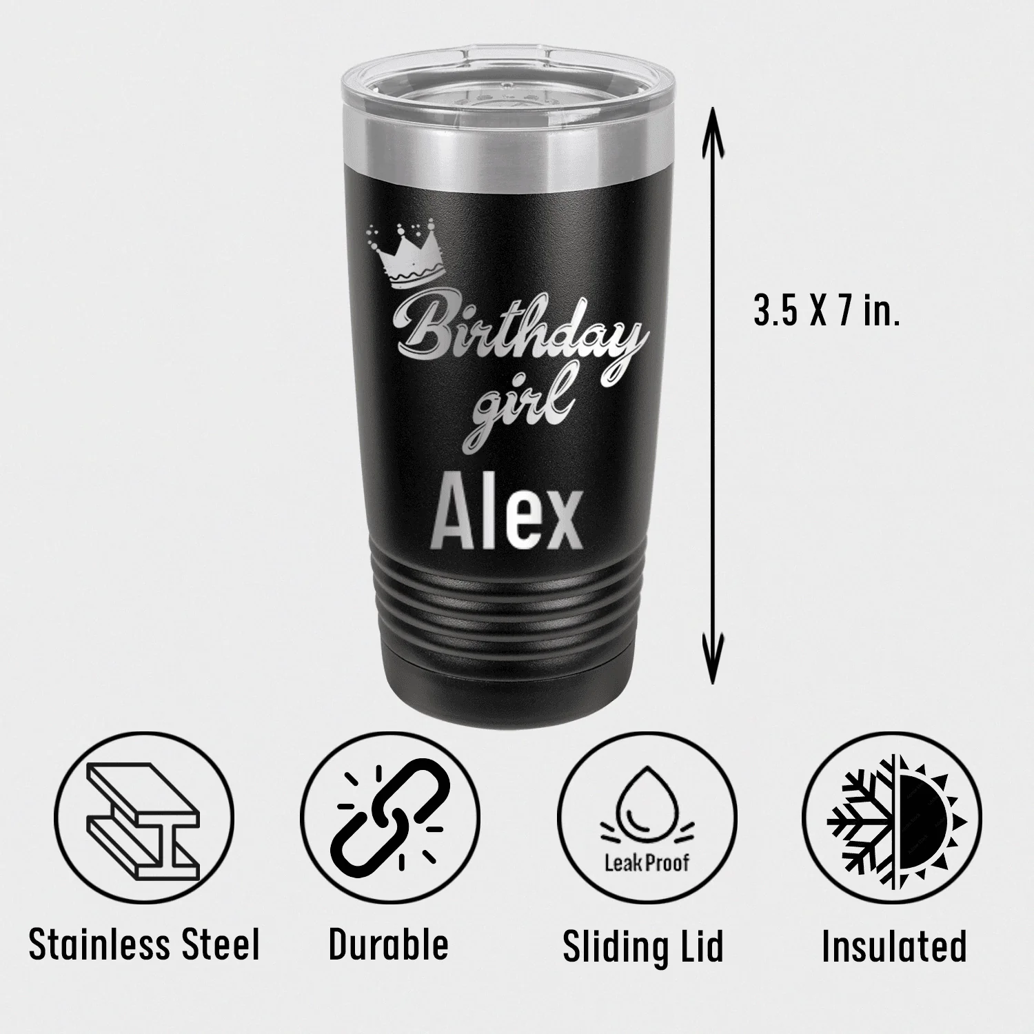 Birthday Girl Tumbler - Image 3