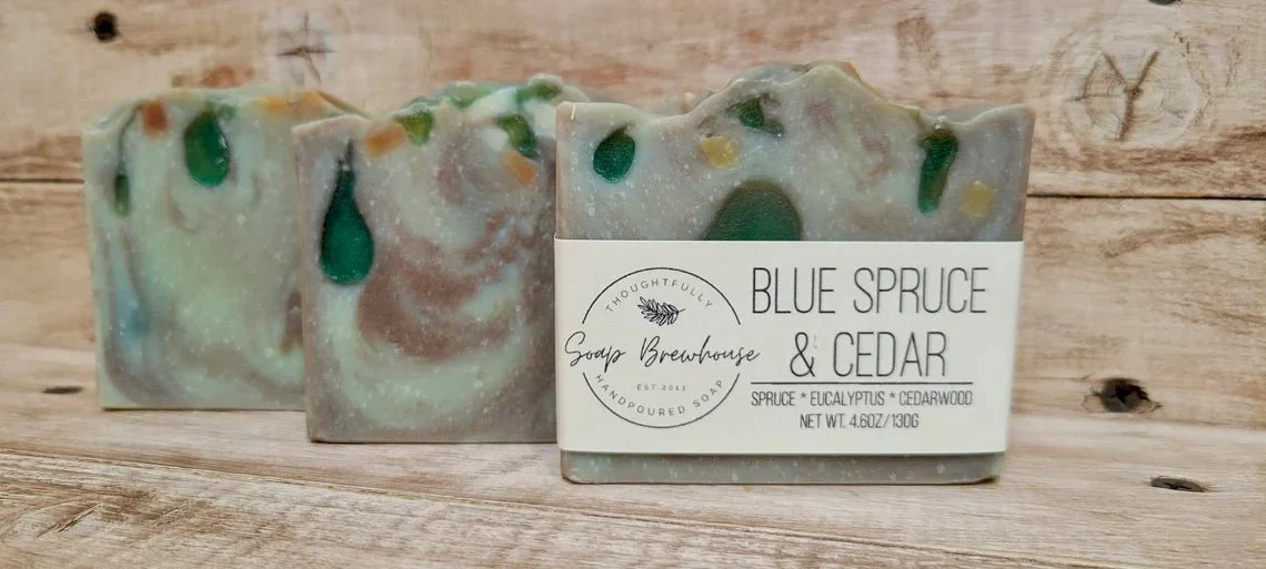 Blue Spruce & Cedar Soap - Image 2