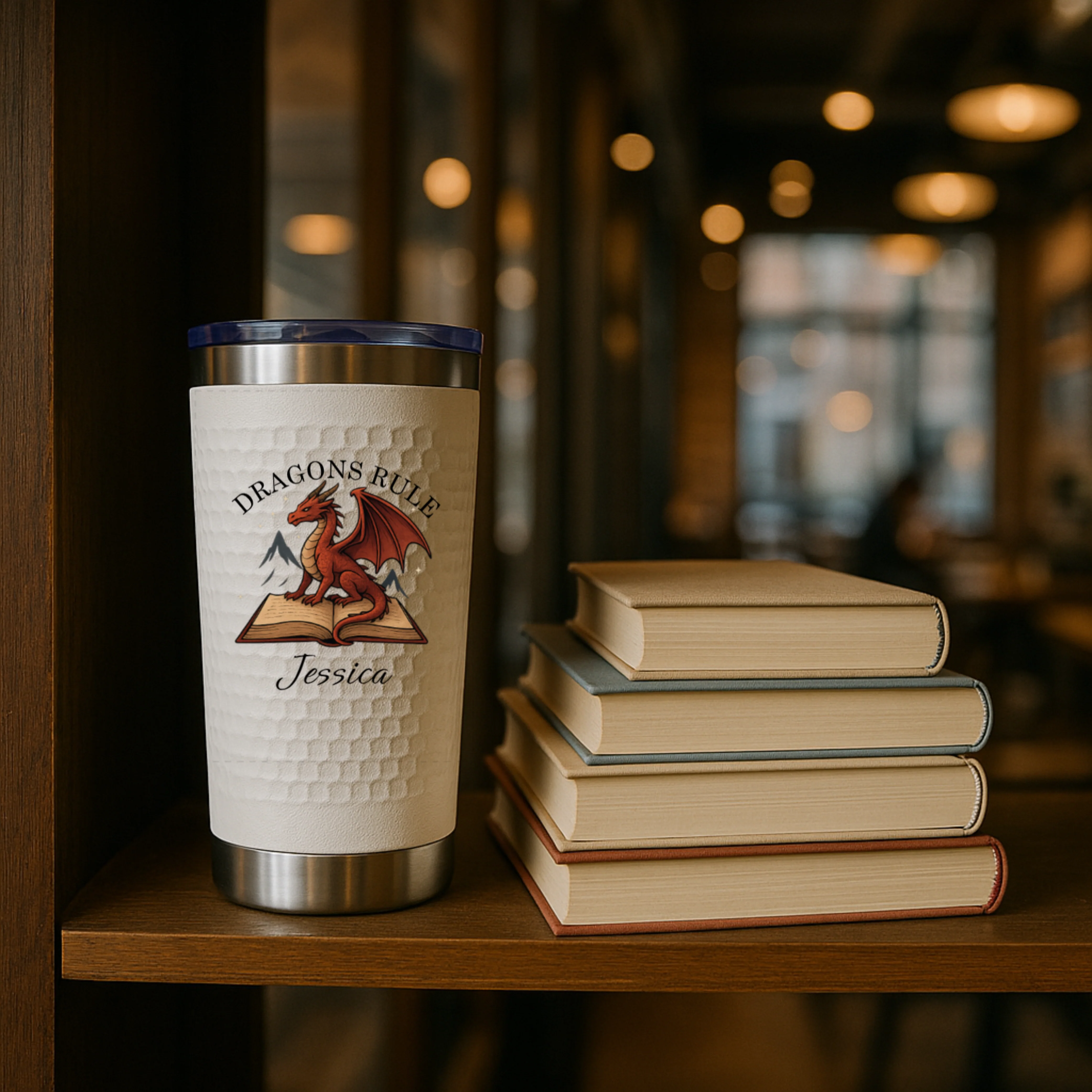 Born To Read Tumbler - Image 2