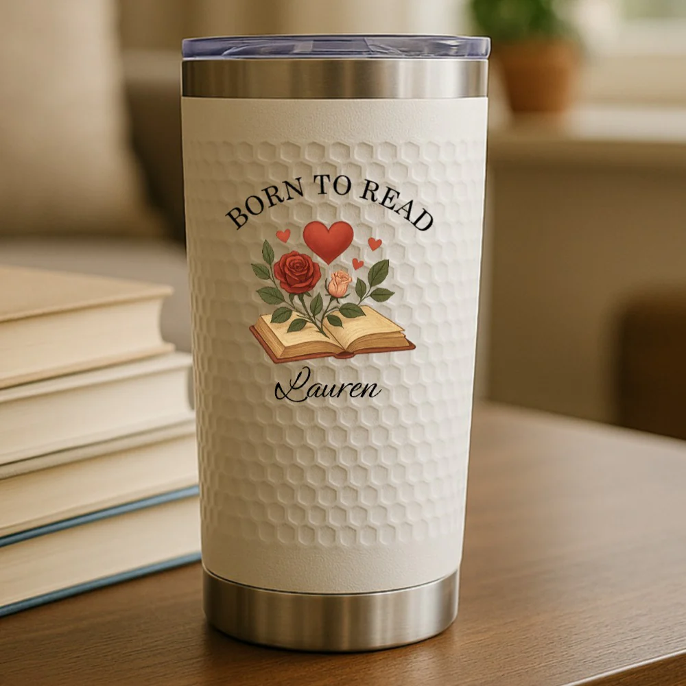 Born To Read Tumbler - Image 7