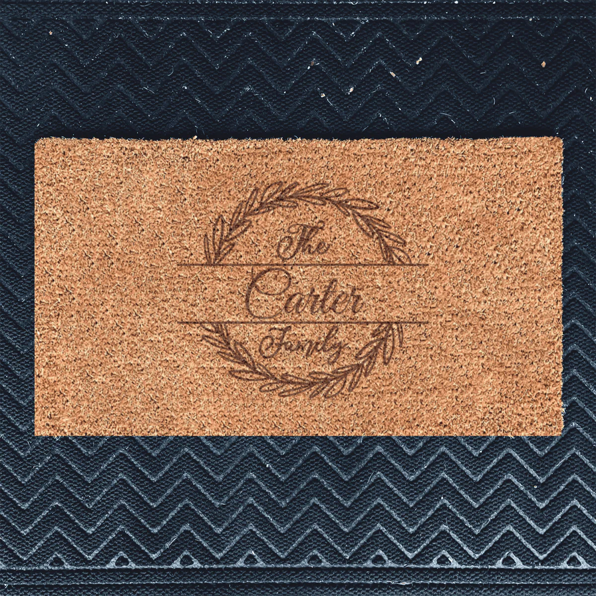 Botanical Frames Engraved Door Mat - Image 9