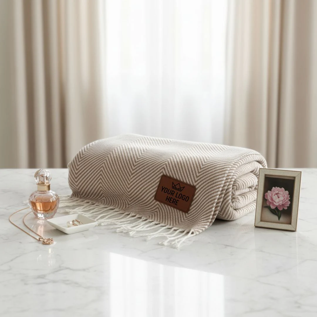 Branded Logo Throw Blanket - Image 10