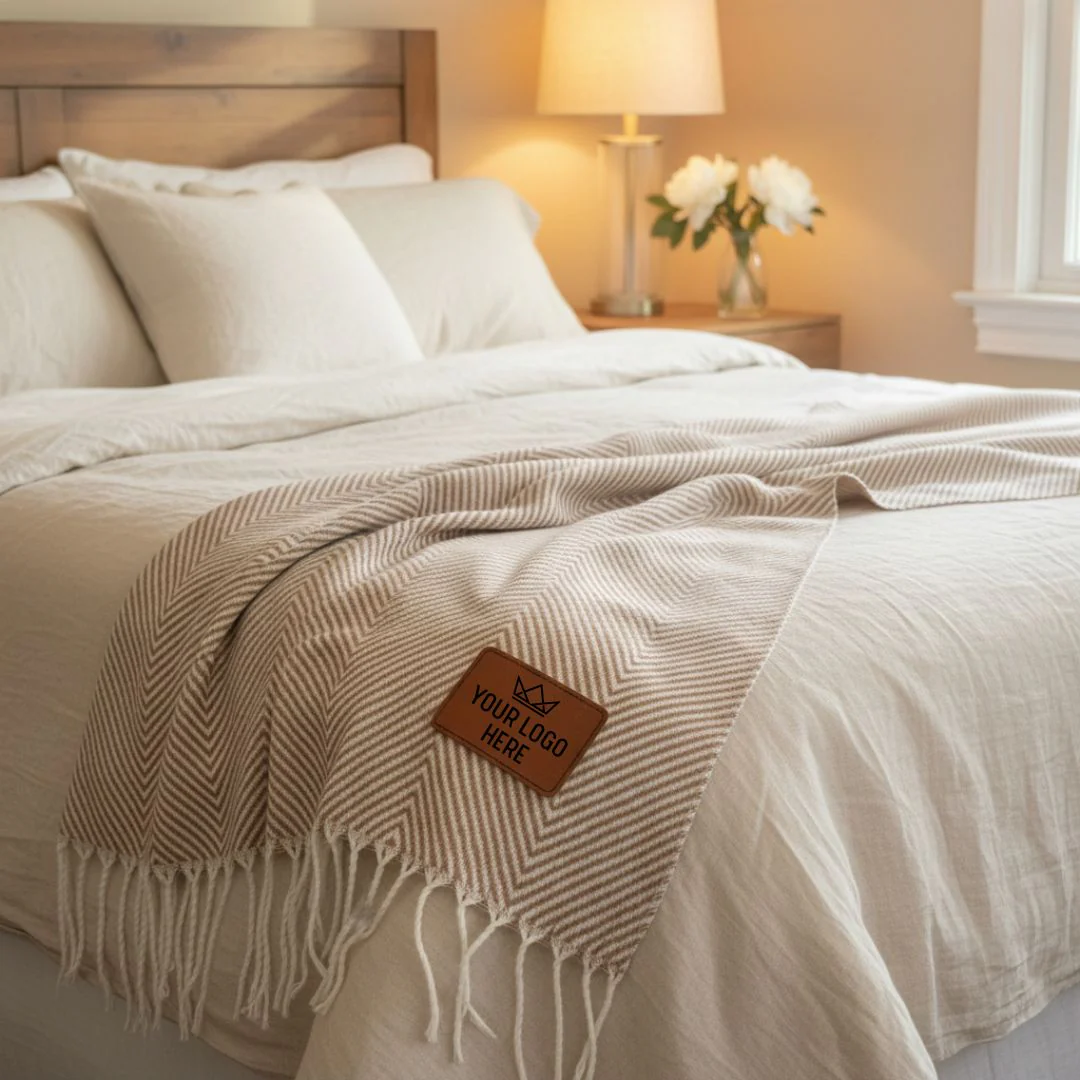 Branded Logo Throw Blanket - Image 7