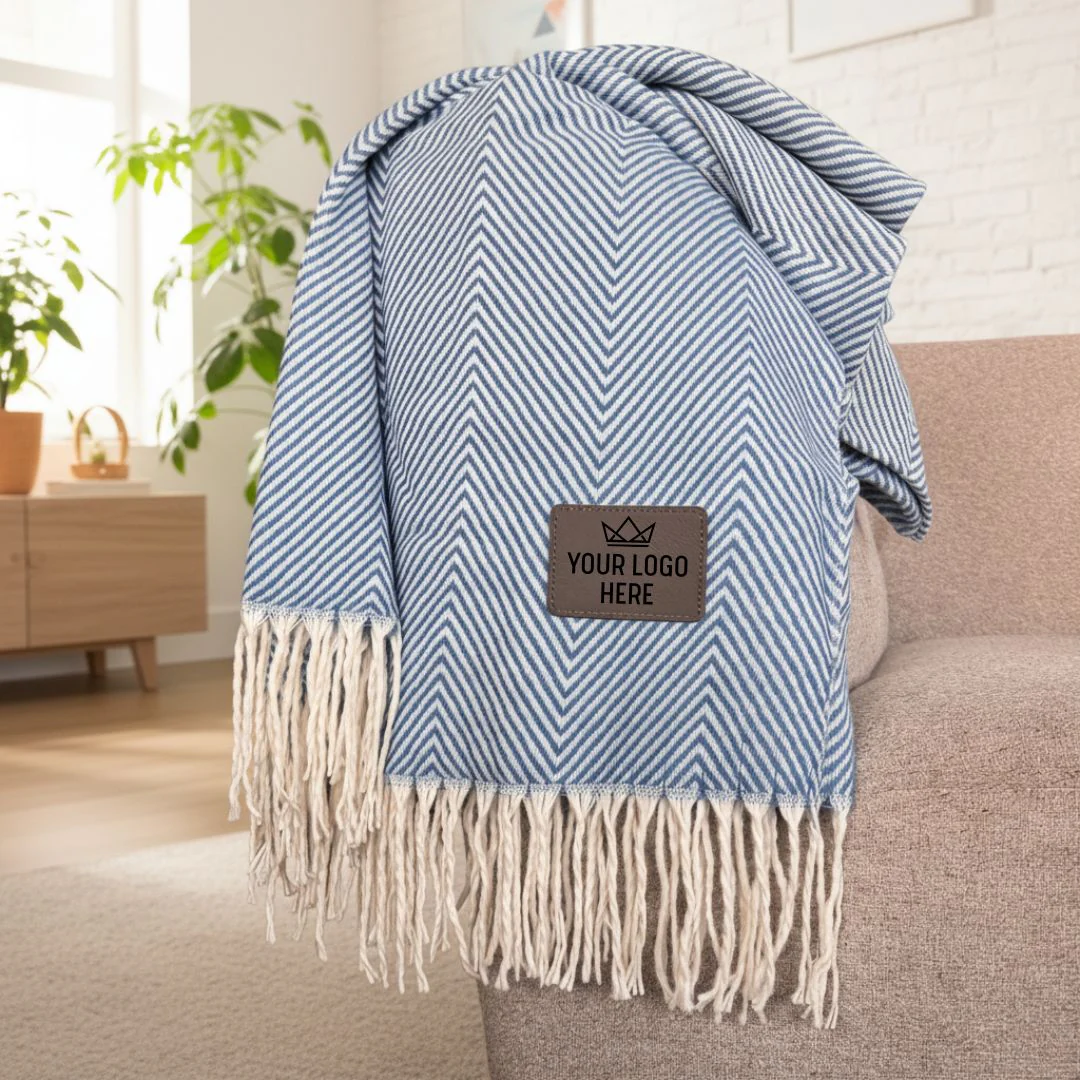Branded Logo Throw Blanket - Image 8