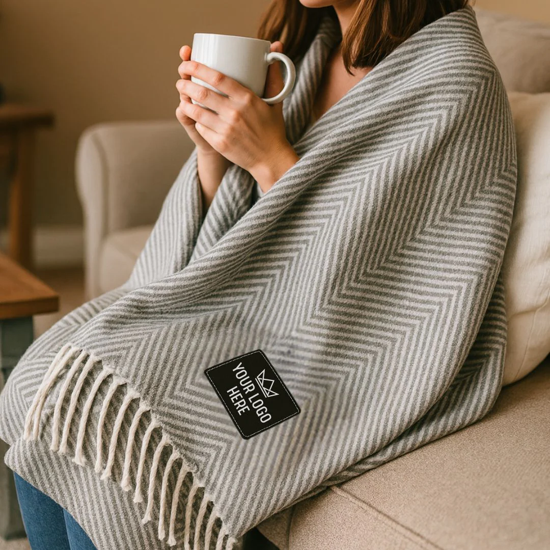 Branded Logo Throw Blanket - Image 9