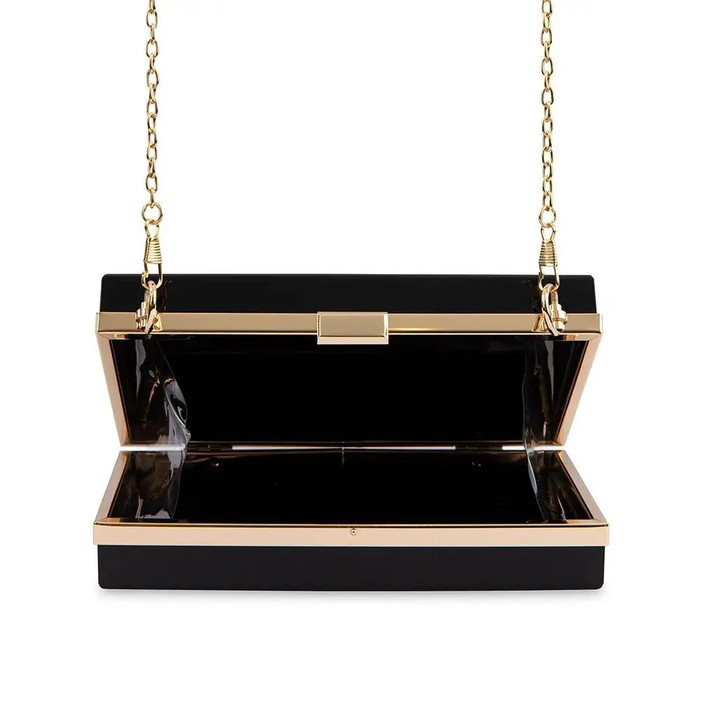 Elegant Flourish Acrylic Box Clutch - Image 5