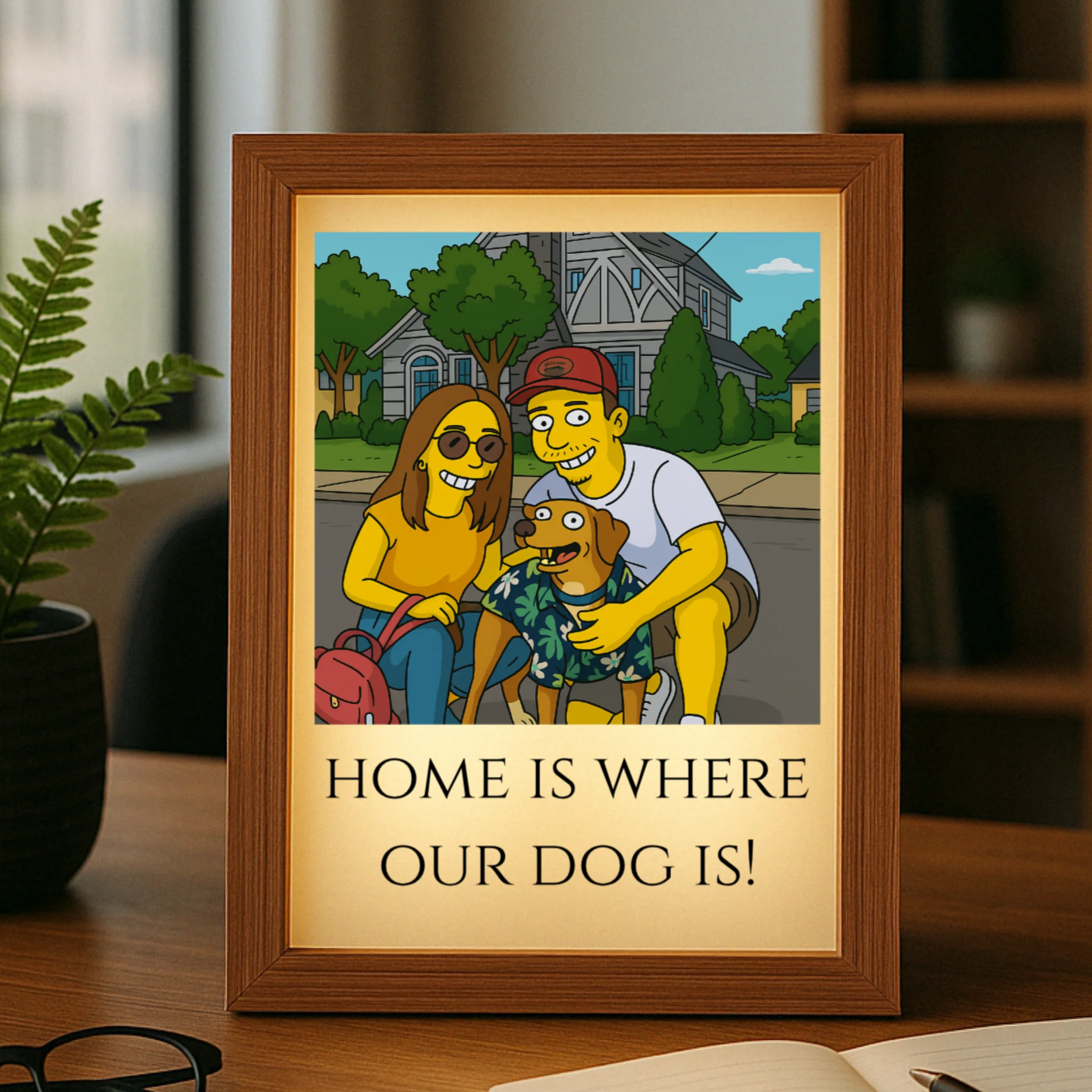 Cartoonized LED Light Box