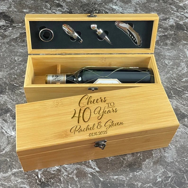 Cheers Anniversary Wine Gift - Image 10