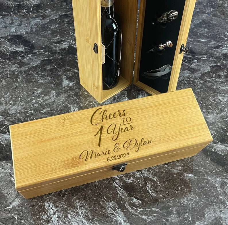 Cheers Anniversary Wine Gift - Image 2