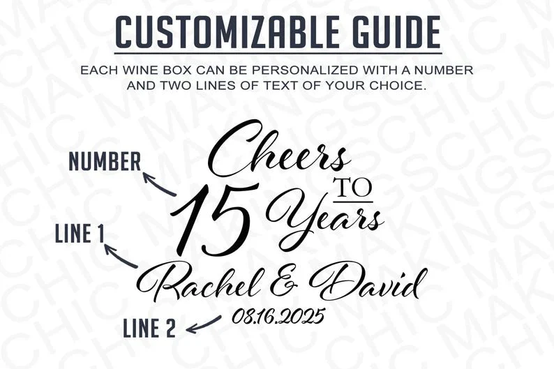 Cheers Anniversary Wine Gift - Image 3