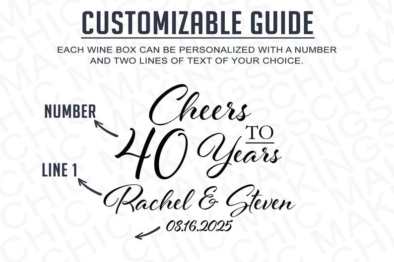 Cheers Anniversary Wine Gift - Image 8
