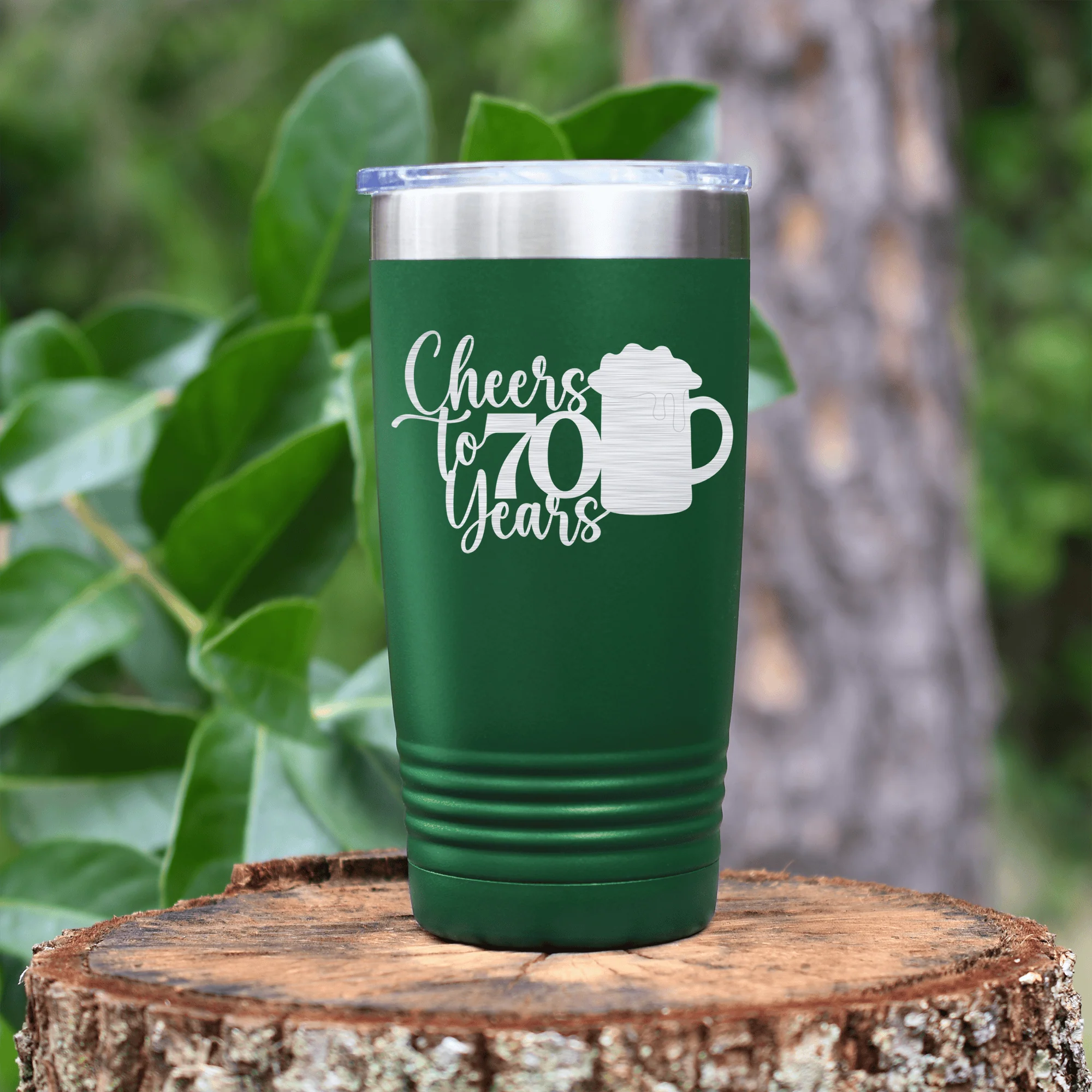 Cheers to 70 Years Beer Tumbler - Image 14