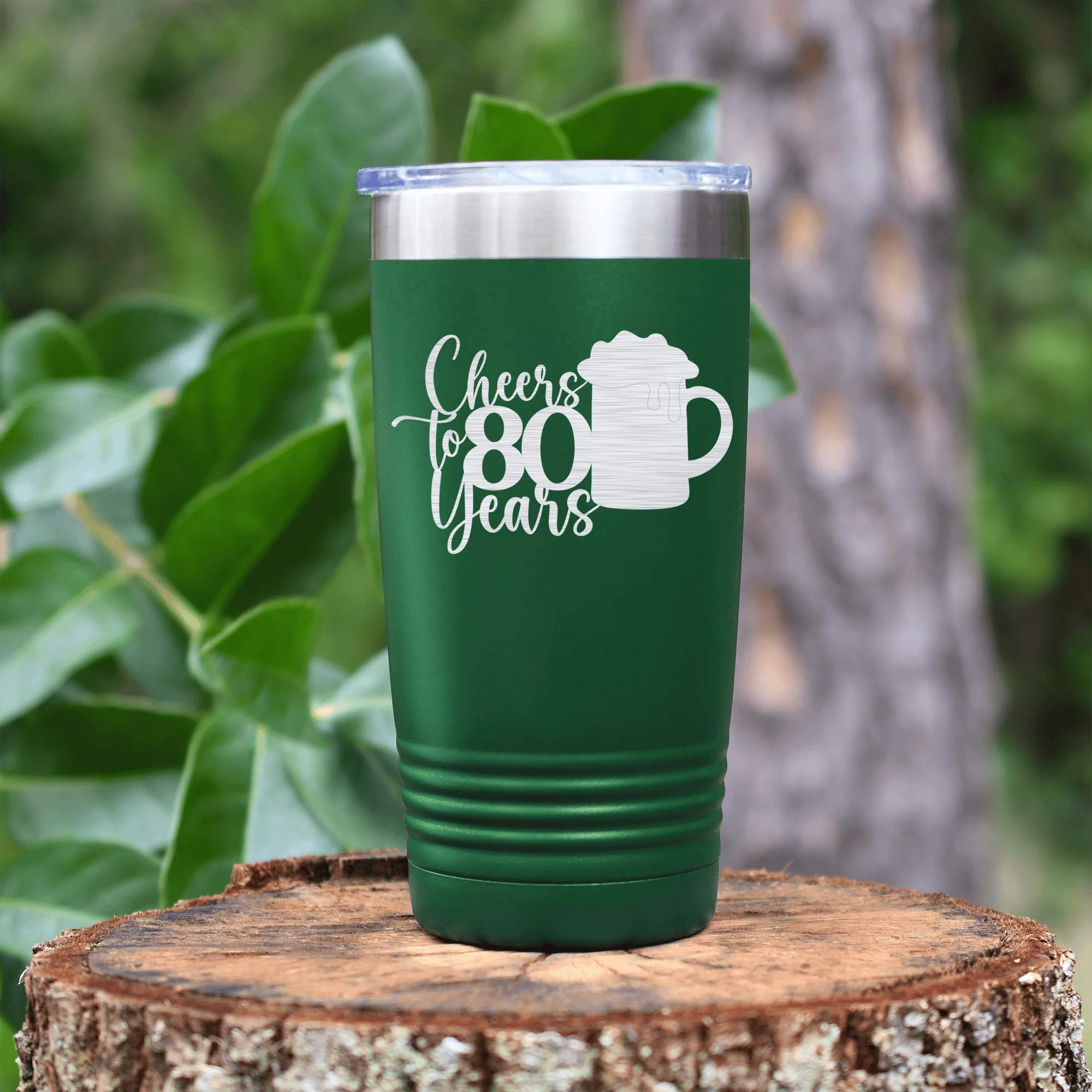 Cheers to 80 Years Beer Tumbler - Image 14