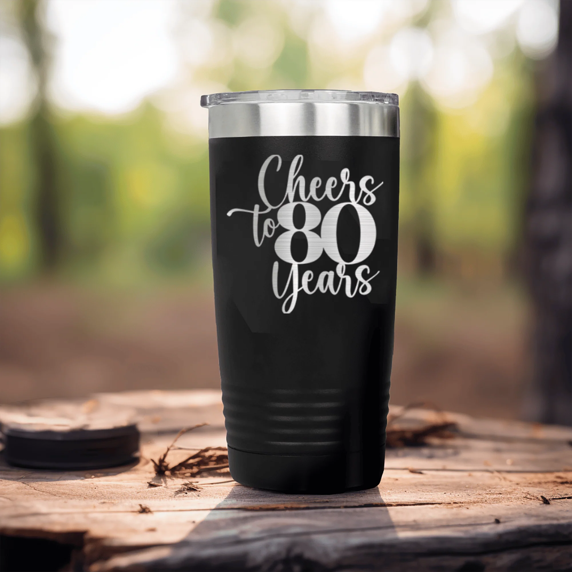 Cheers To Eighty Years Tumbler - Image 10