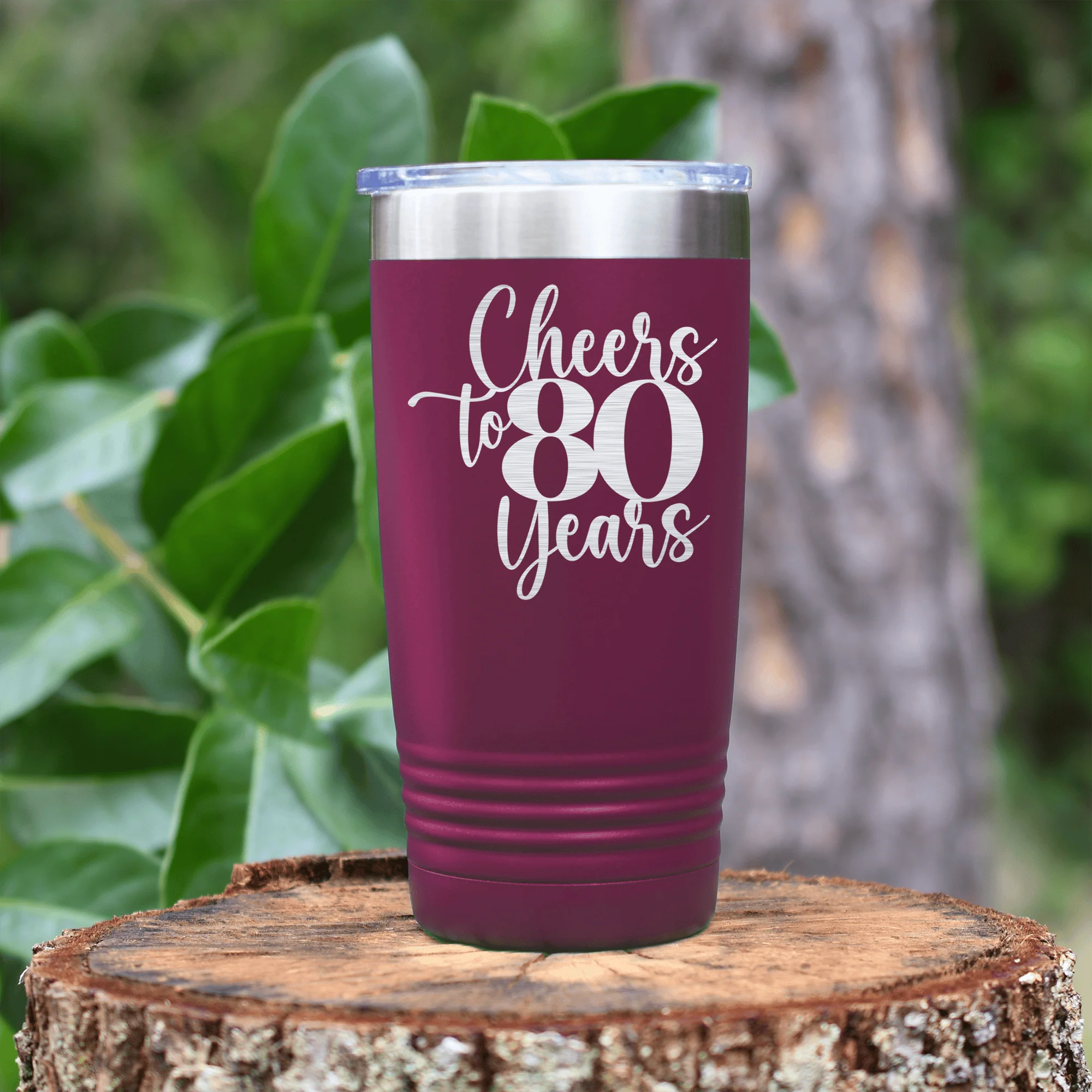 Cheers To Eighty Years Tumbler - Image 12