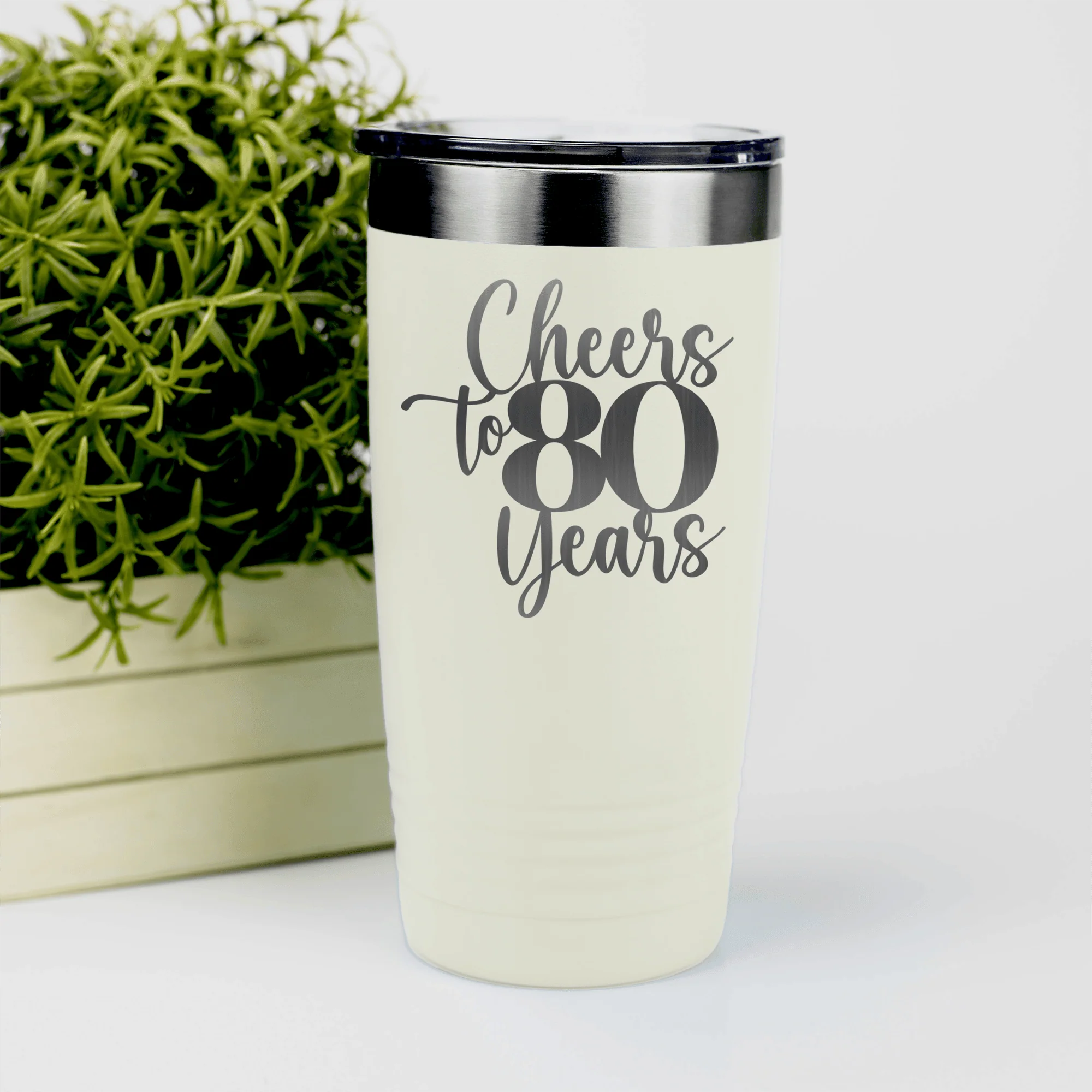 Cheers To Eighty Years Tumbler - Image 13