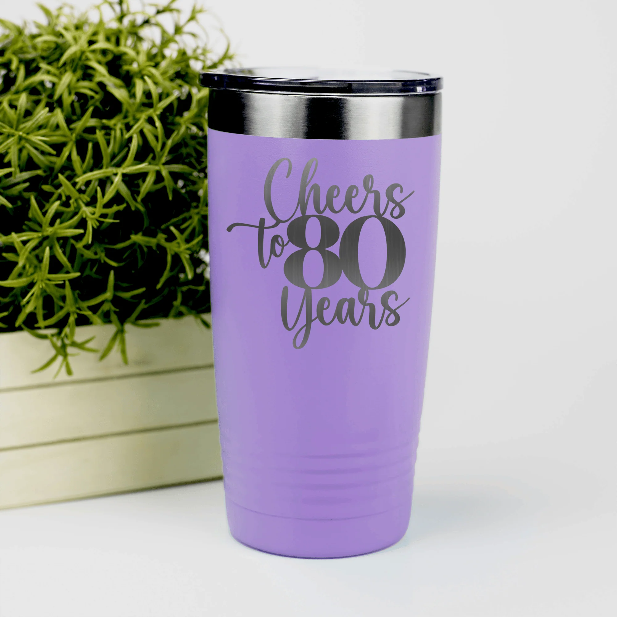 Cheers To Eighty Years Tumbler - Image 7