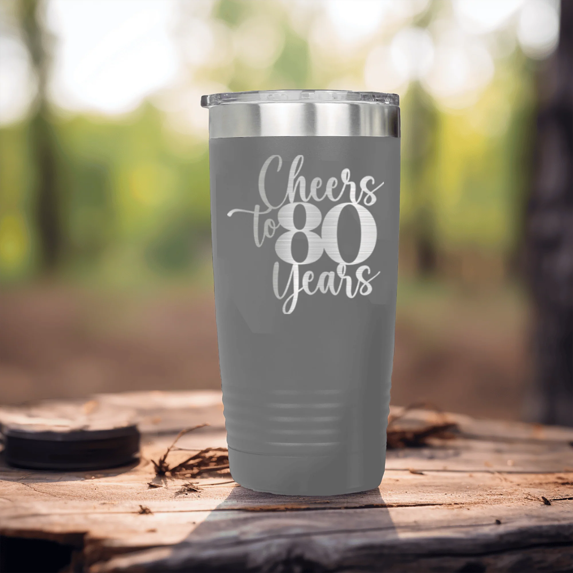 Cheers To Eighty Years Tumbler - Image 9