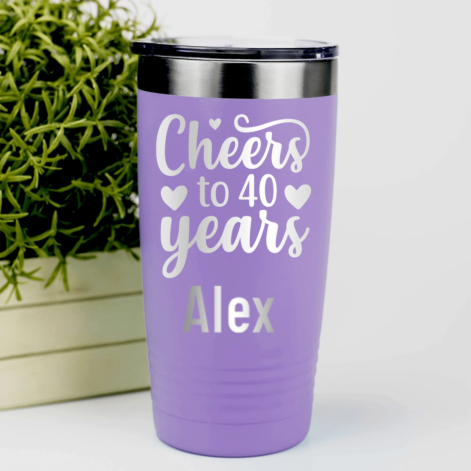 Cheers To Fourty Tumbler - Image 11