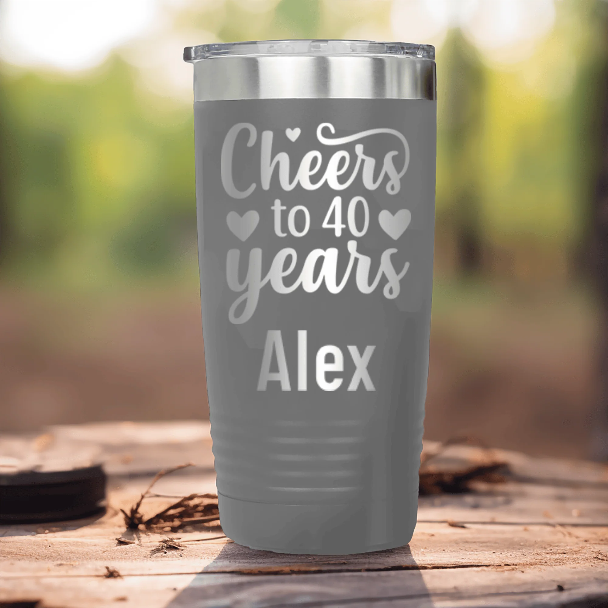 Cheers To Fourty Tumbler - Image 13