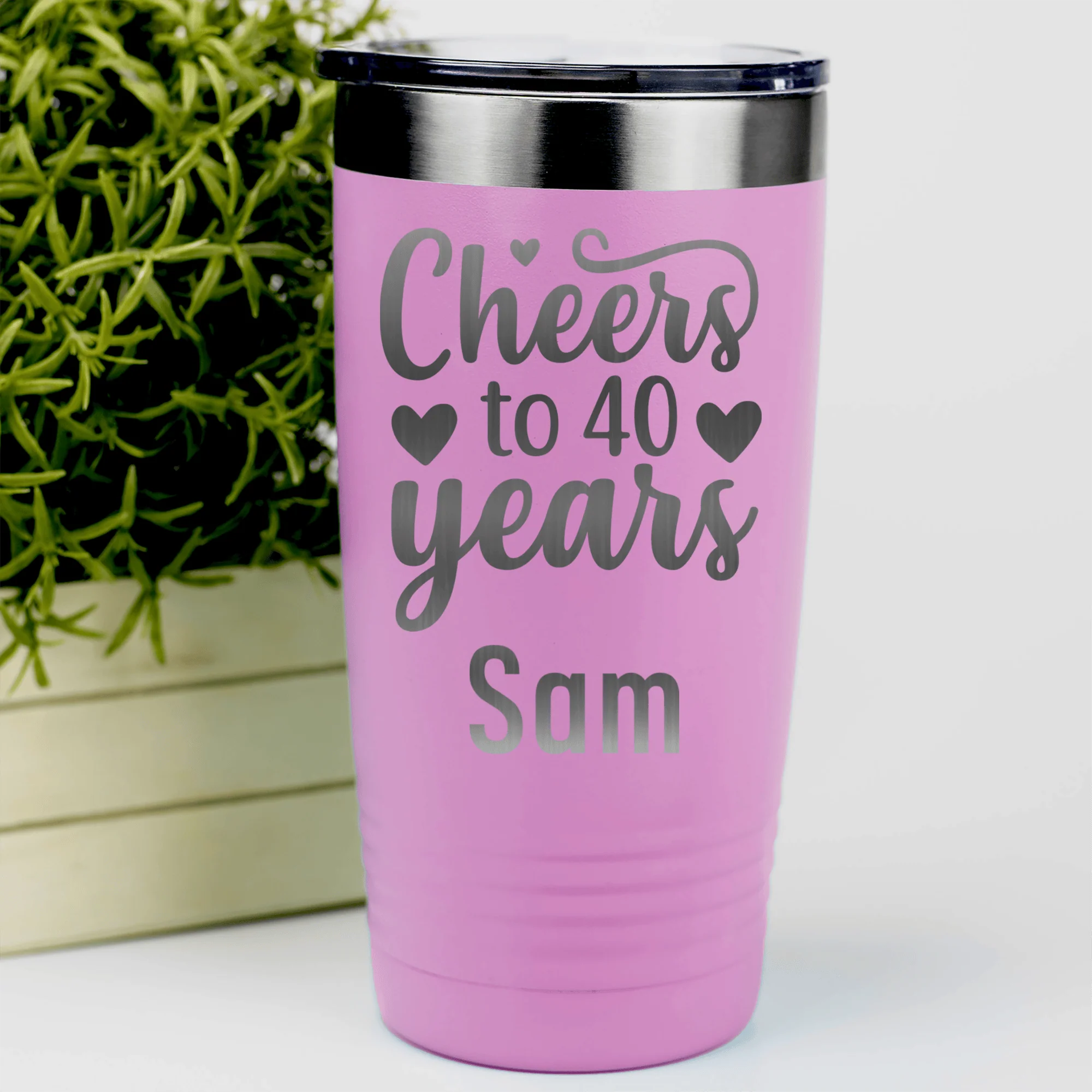 Cheers To Fourty Tumbler - Image 14