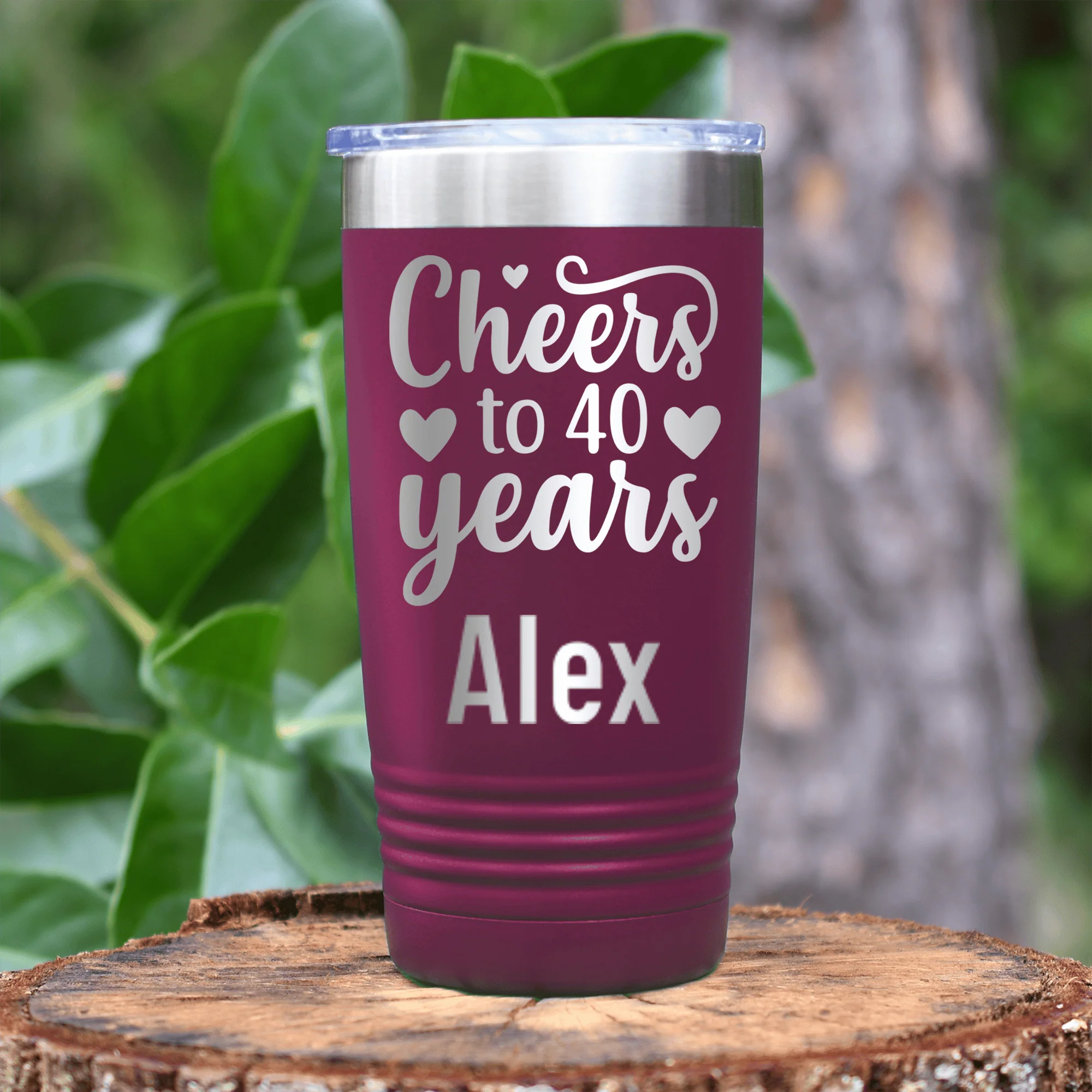 Cheers To Fourty Tumbler - Image 16