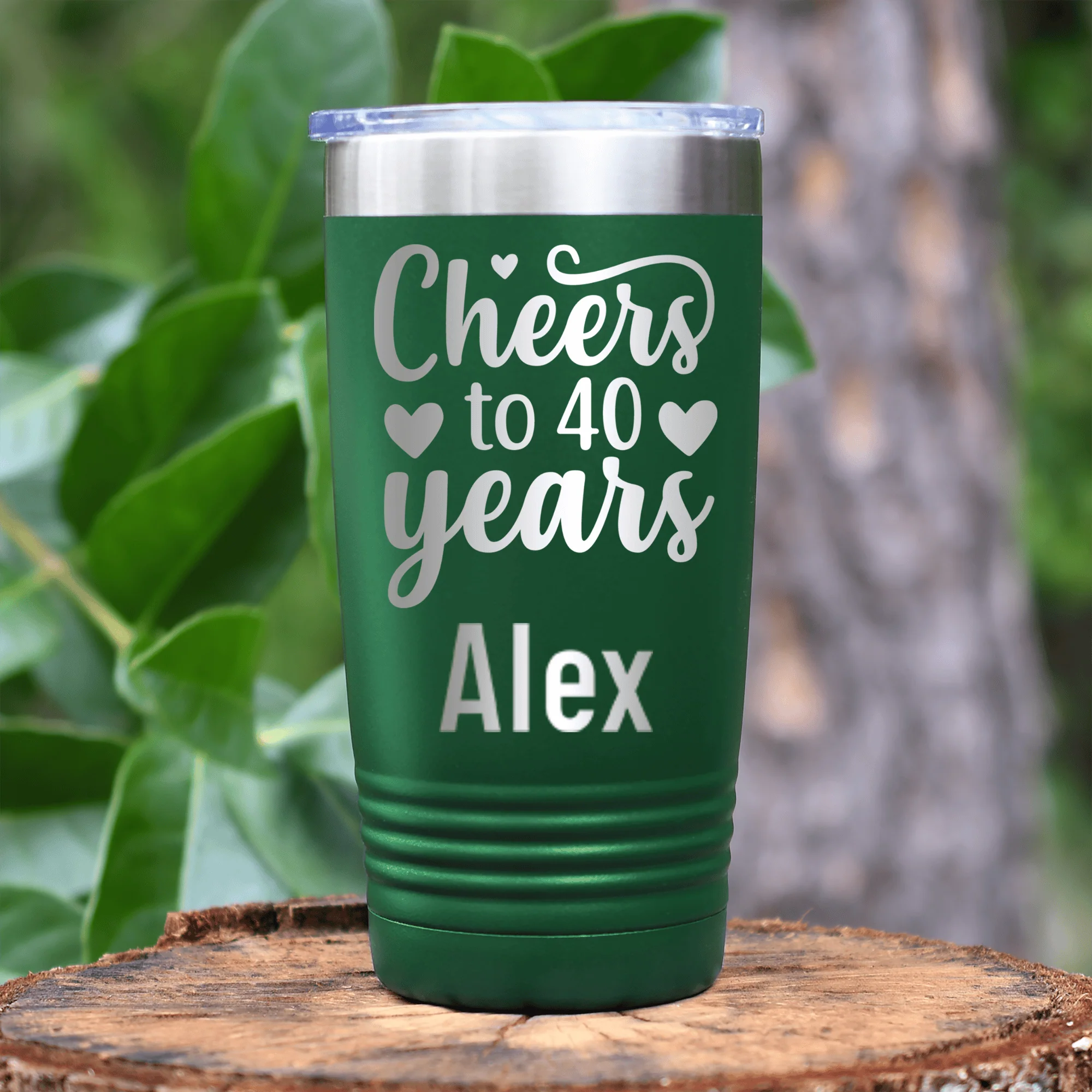 Cheers To Fourty Tumbler - Image 18