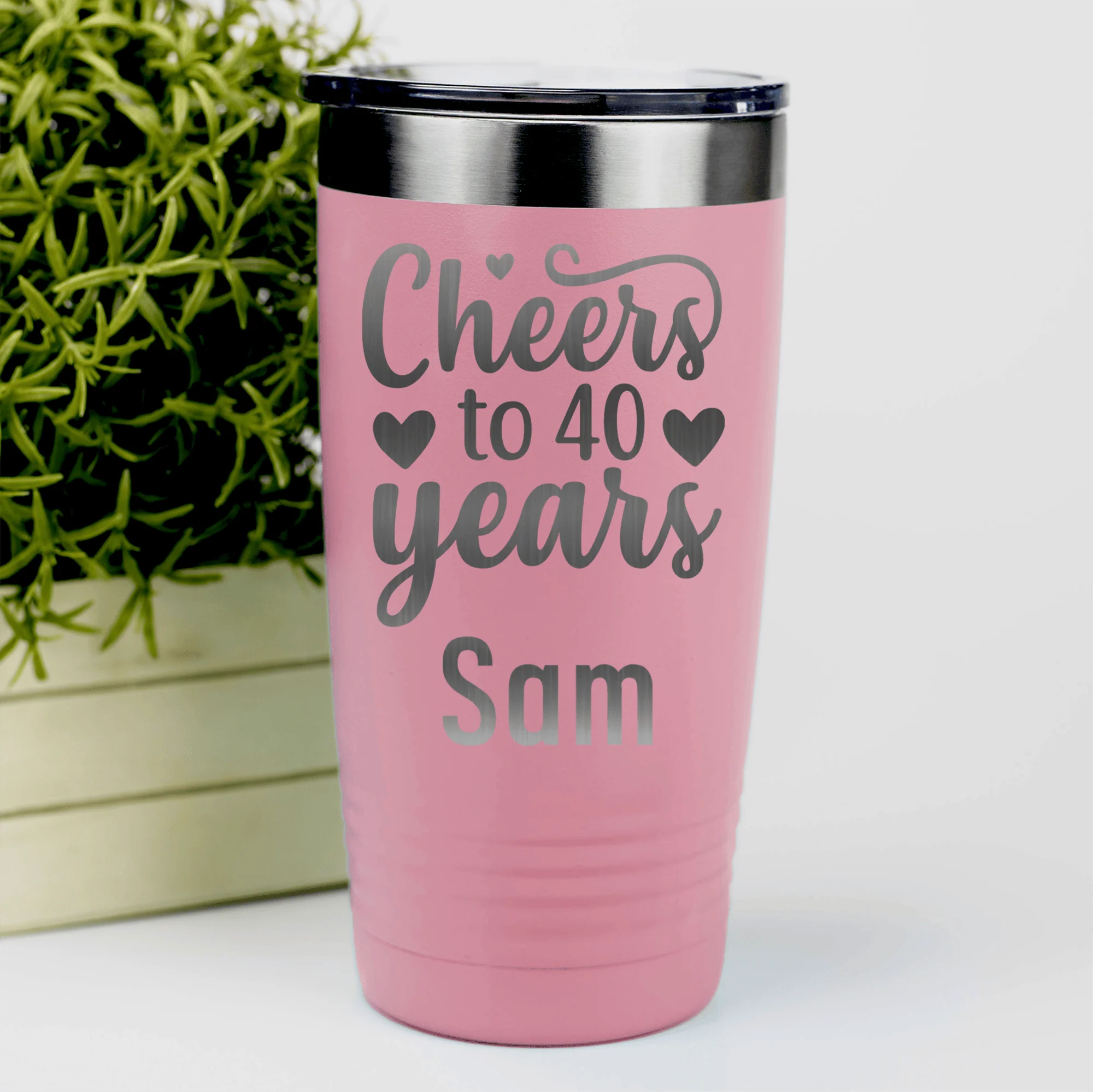 Cheers To Fourty Tumbler - Image 20