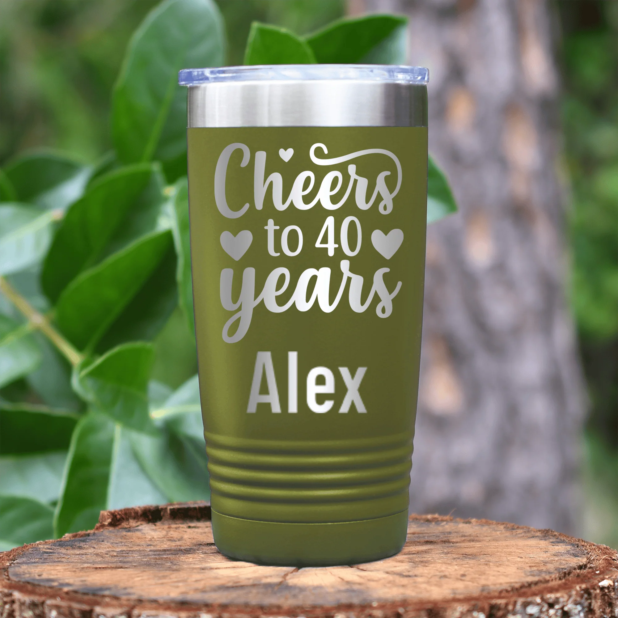 Cheers To Fourty Tumbler - Image 21