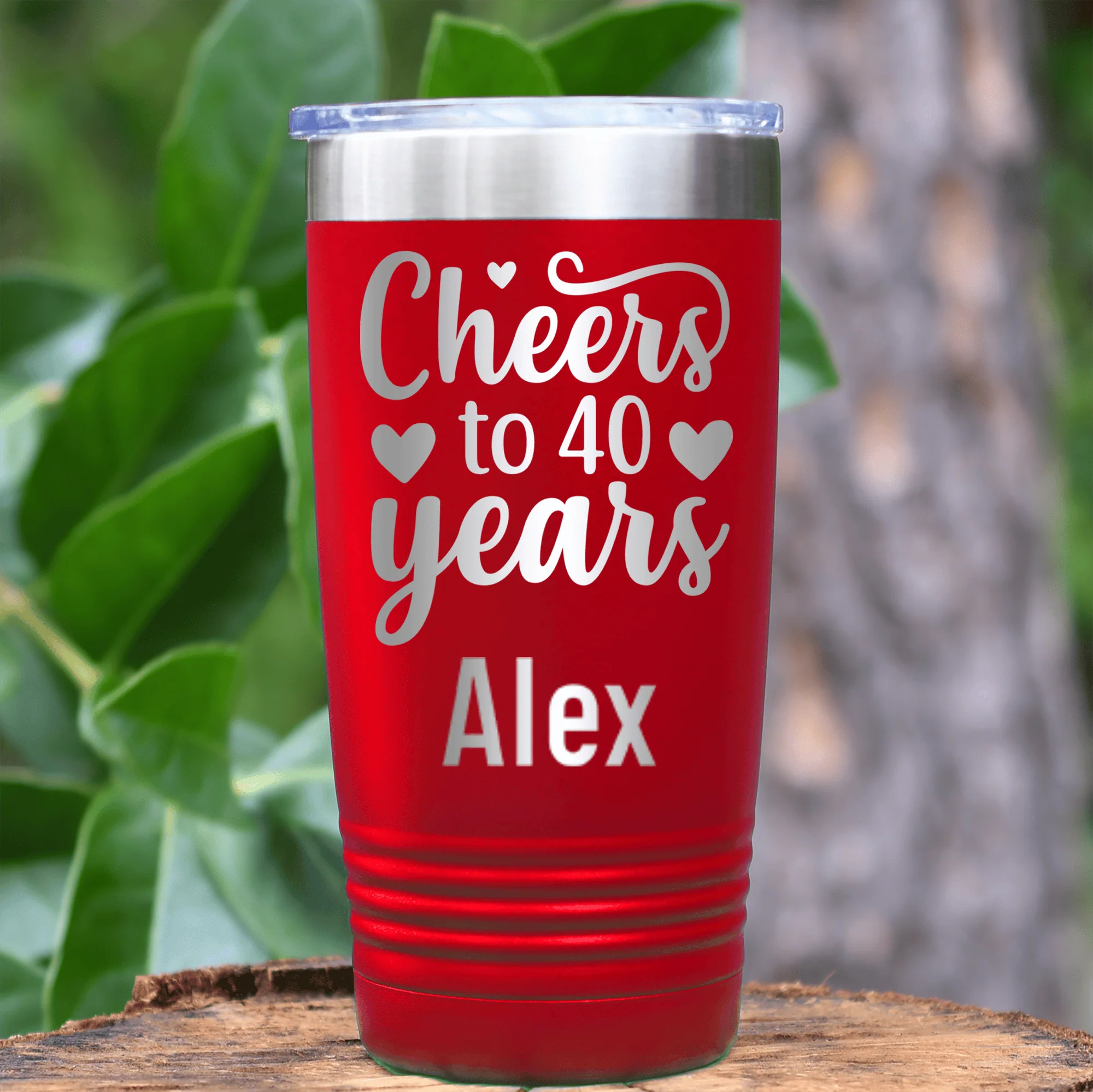 Cheers To Fourty Tumbler - Image 6