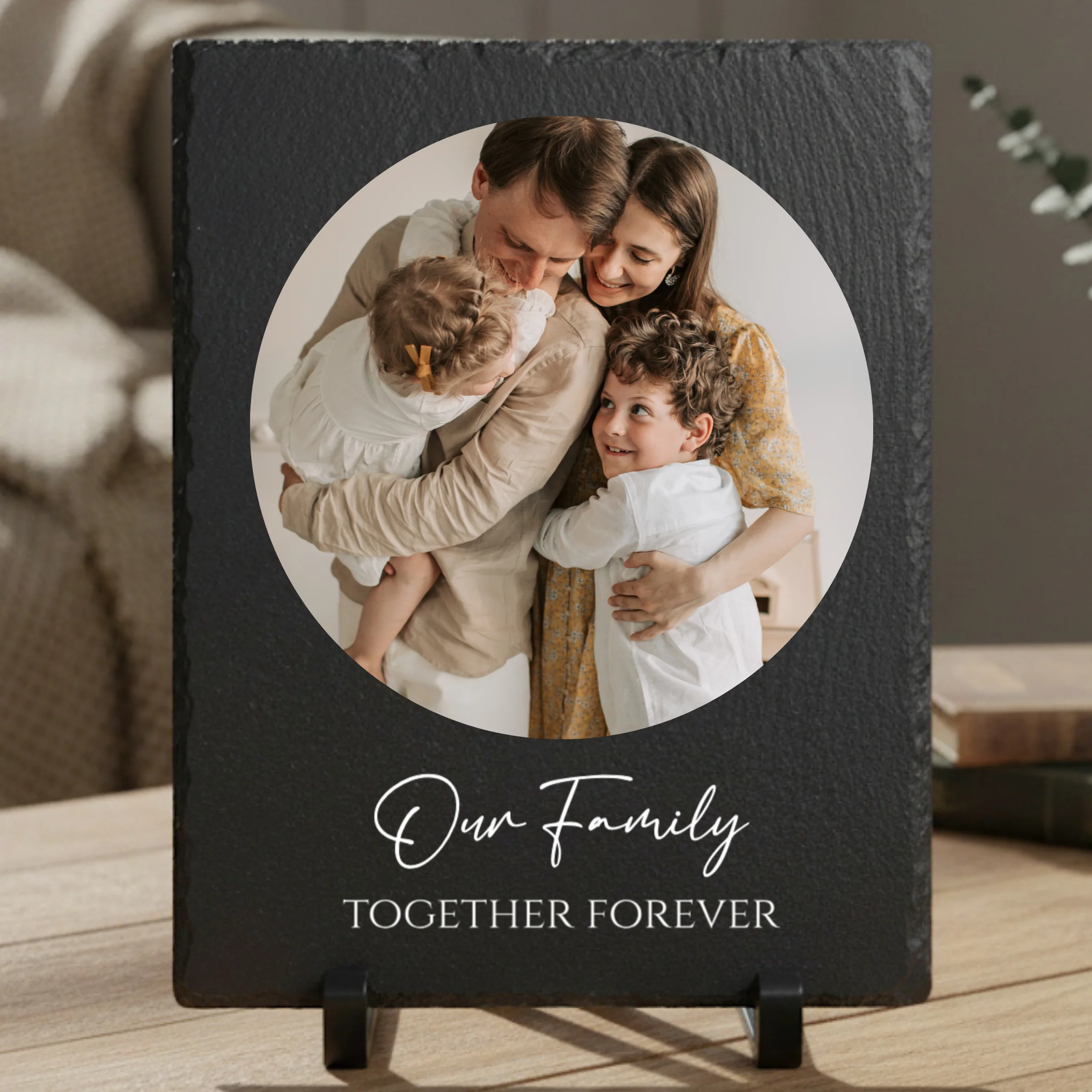 Custom Photo Slate Plaque