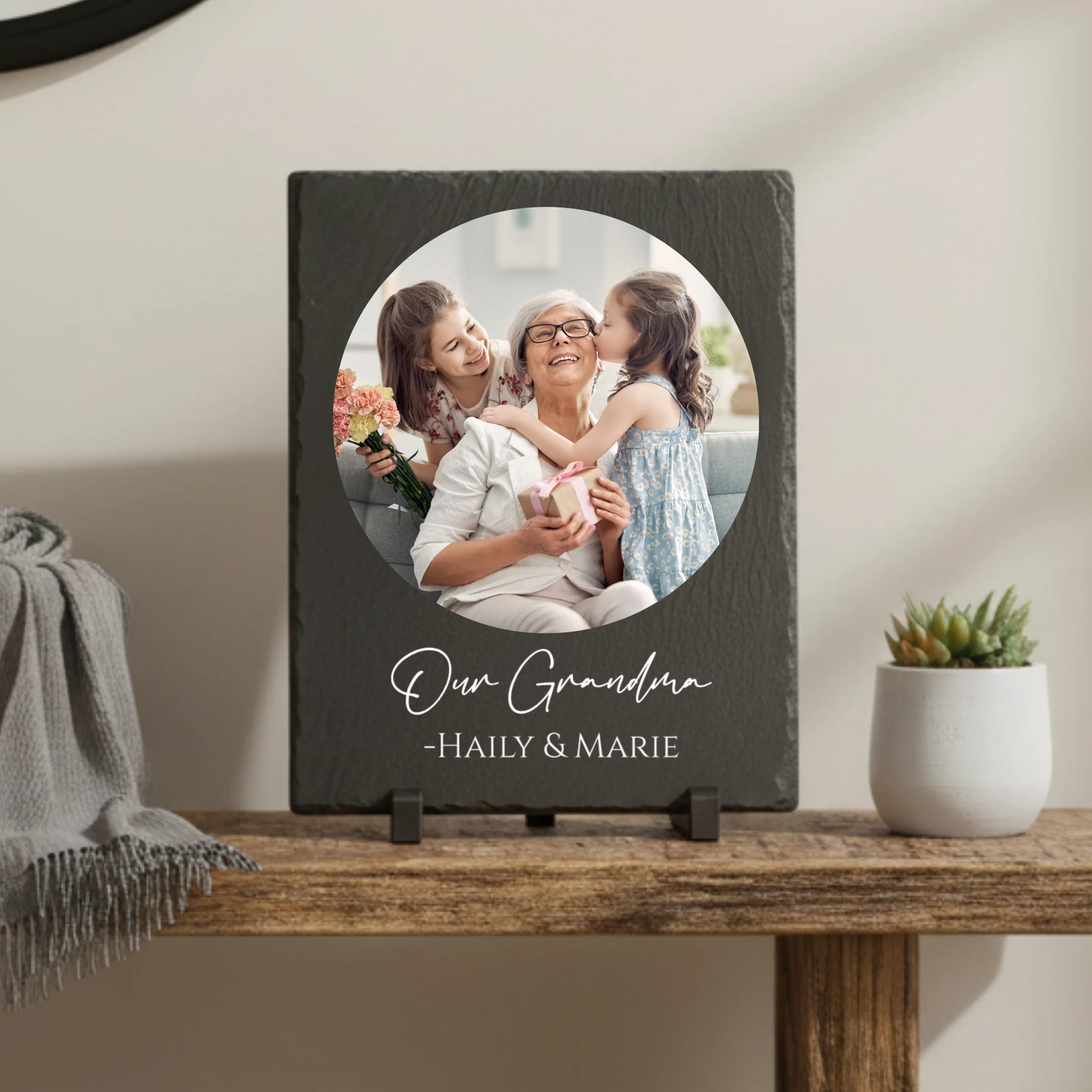 Custom Photo Slate Plaque - Image 2