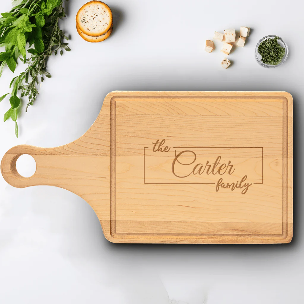Classic Family Legacy Maple Paddle Cutting Board