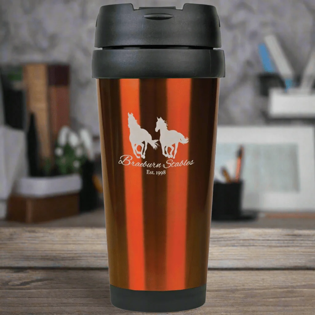 Company Logo Stainless Steel Travel Mug - Image 2