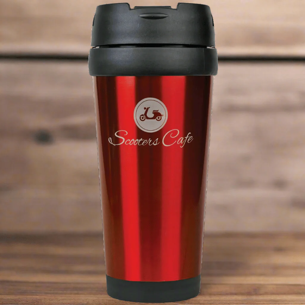 Company Logo Stainless Steel Travel Mug - Image 4
