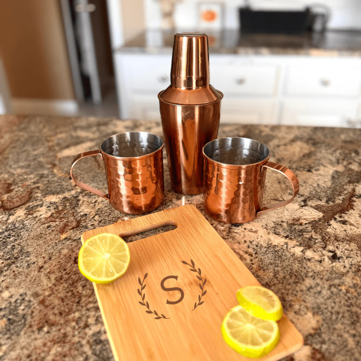 Cheers & Sips Personalized Moscow Mule Cocktail Set - Image 4