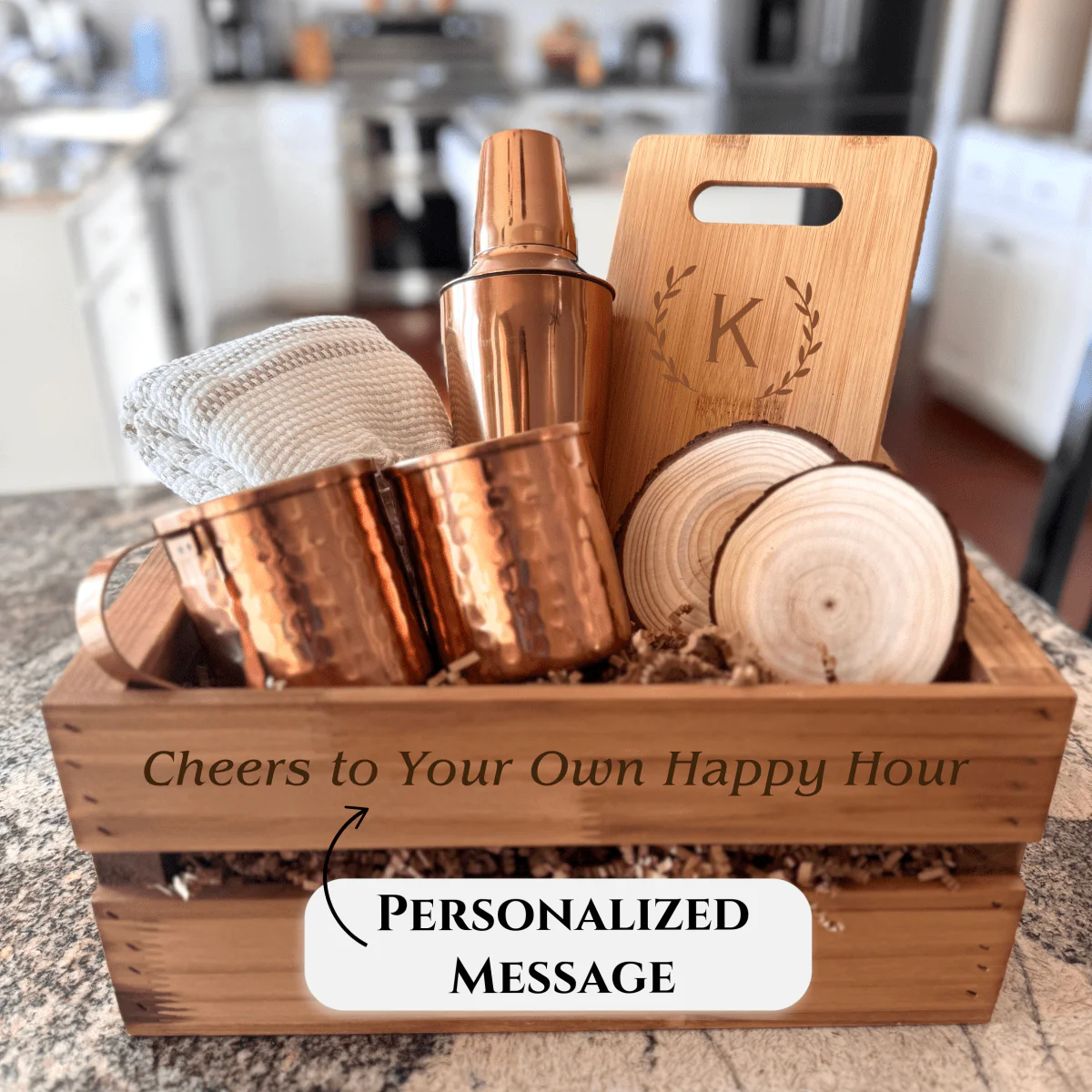 Cheers & Sips Personalized Moscow Mule Cocktail Set - Image 5