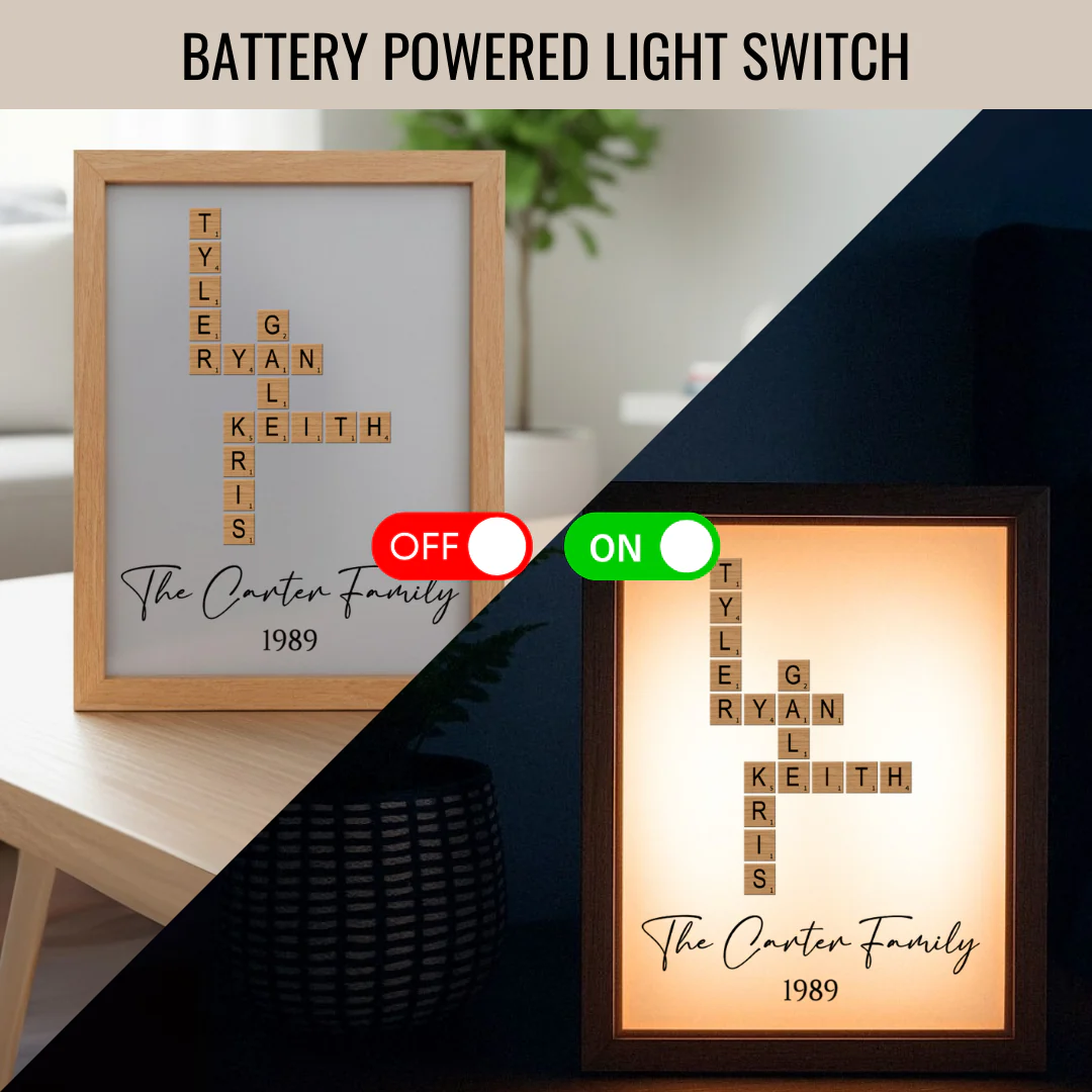 Our Family's Crossword Light Box - Image 4