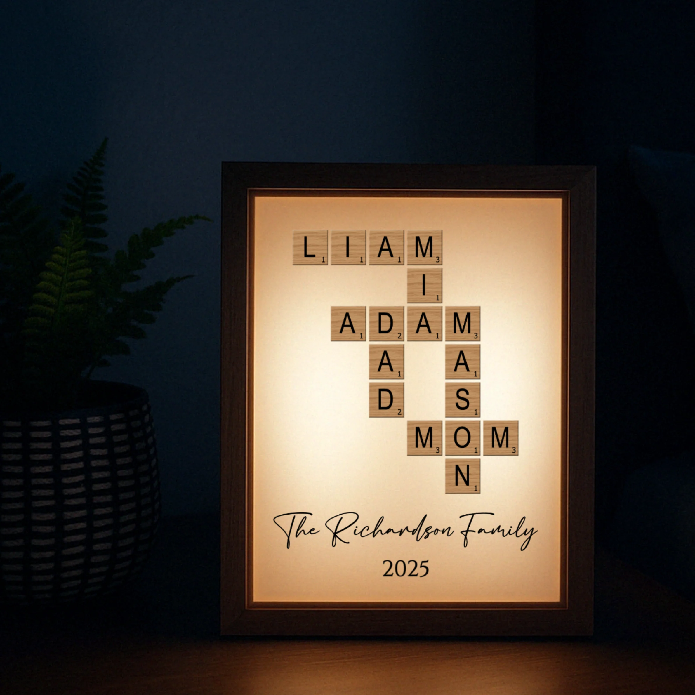 Our Family's Crossword Light Box - Image 7