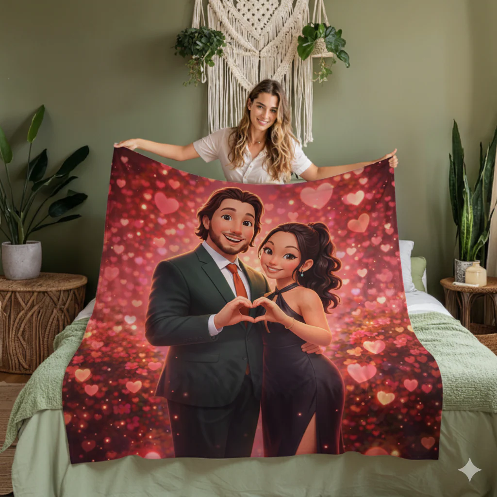 Cuddled Up In Love Blanket - Image 2