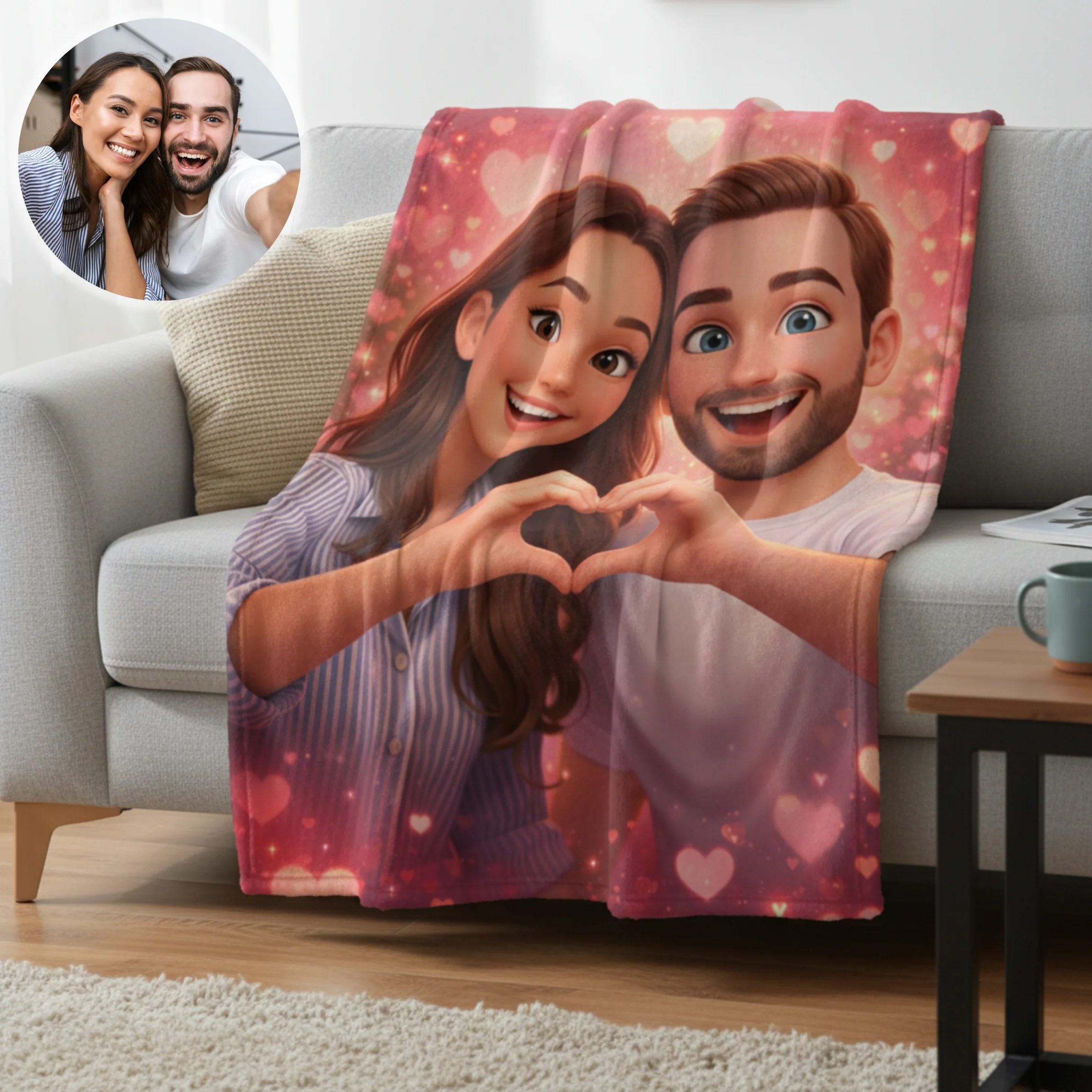 Cuddled Up In Love Blanket - Image 4