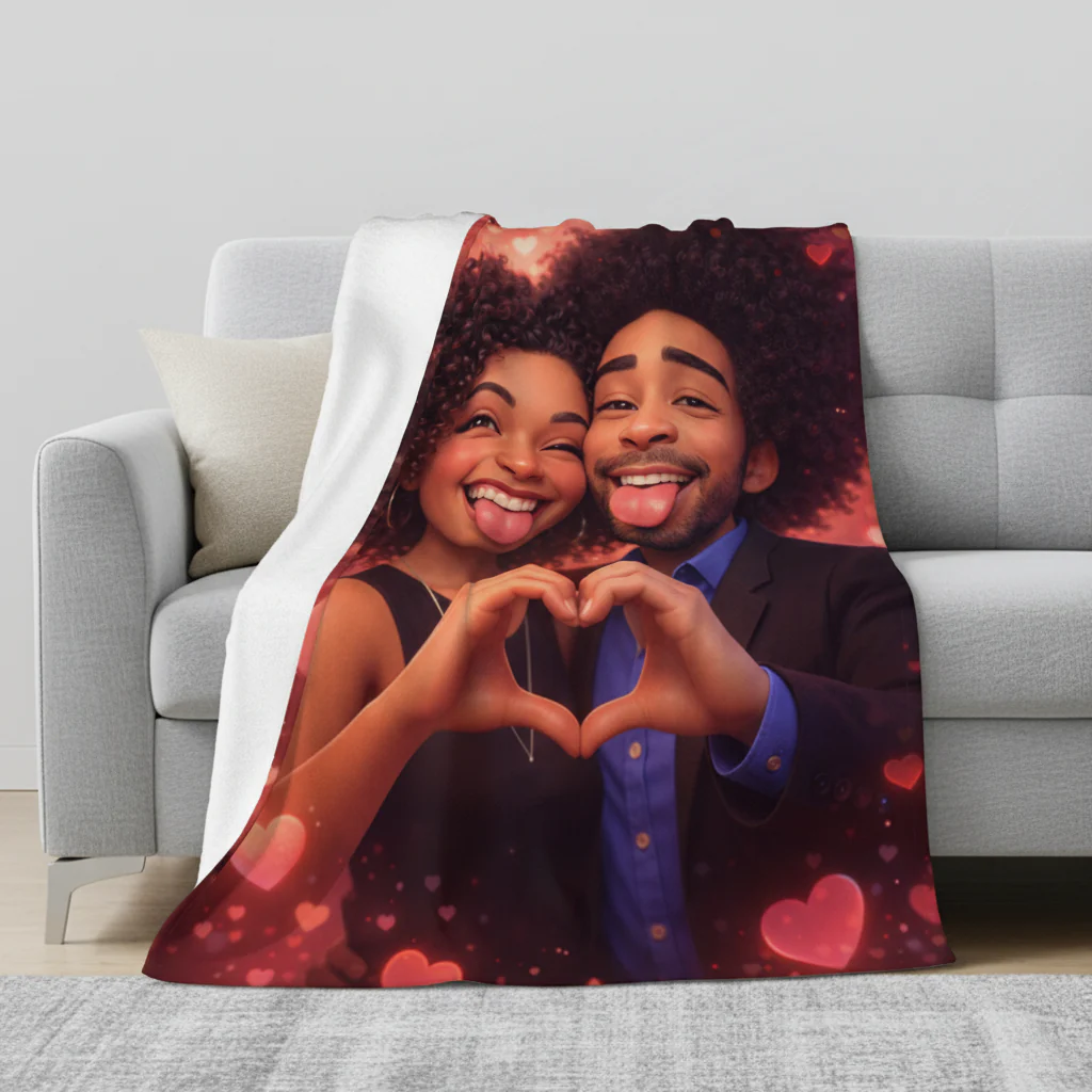 Cuddled Up In Love Blanket - Image 6